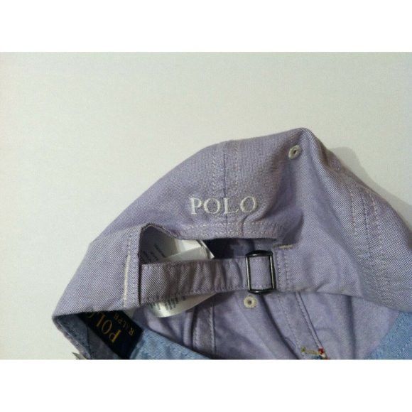 Polo Ralph Lauren POLO RALPH LAUREN MENS NEW LAVENDER 100%COTTON HAT ONE SIZE Size ONE SIZE - 2 Thumbnail