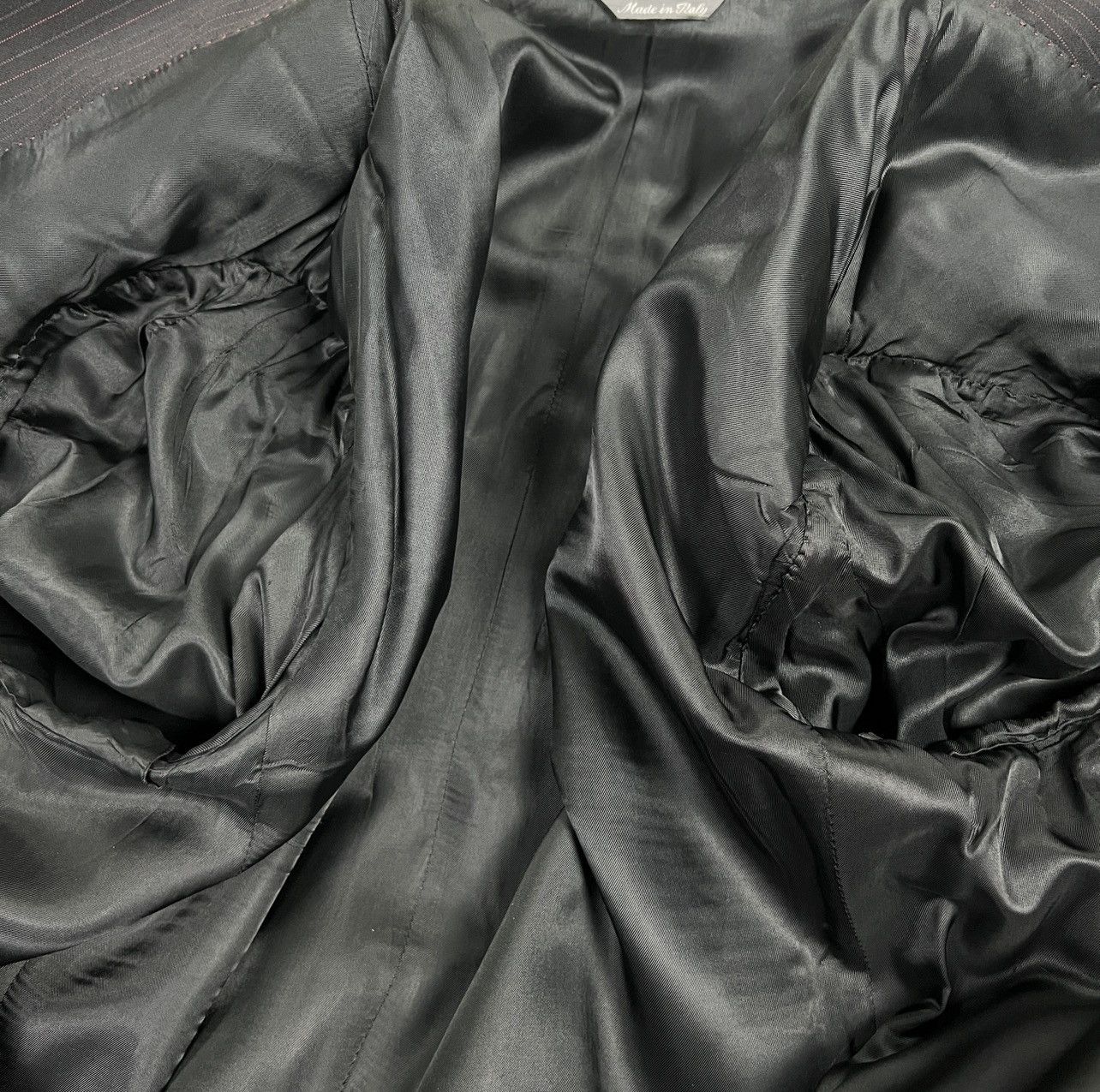 Alexander McQueen Vintage Alexander McQueen Men’s Suit Pinstripe 100% Wool Size 46R - 8 Thumbnail