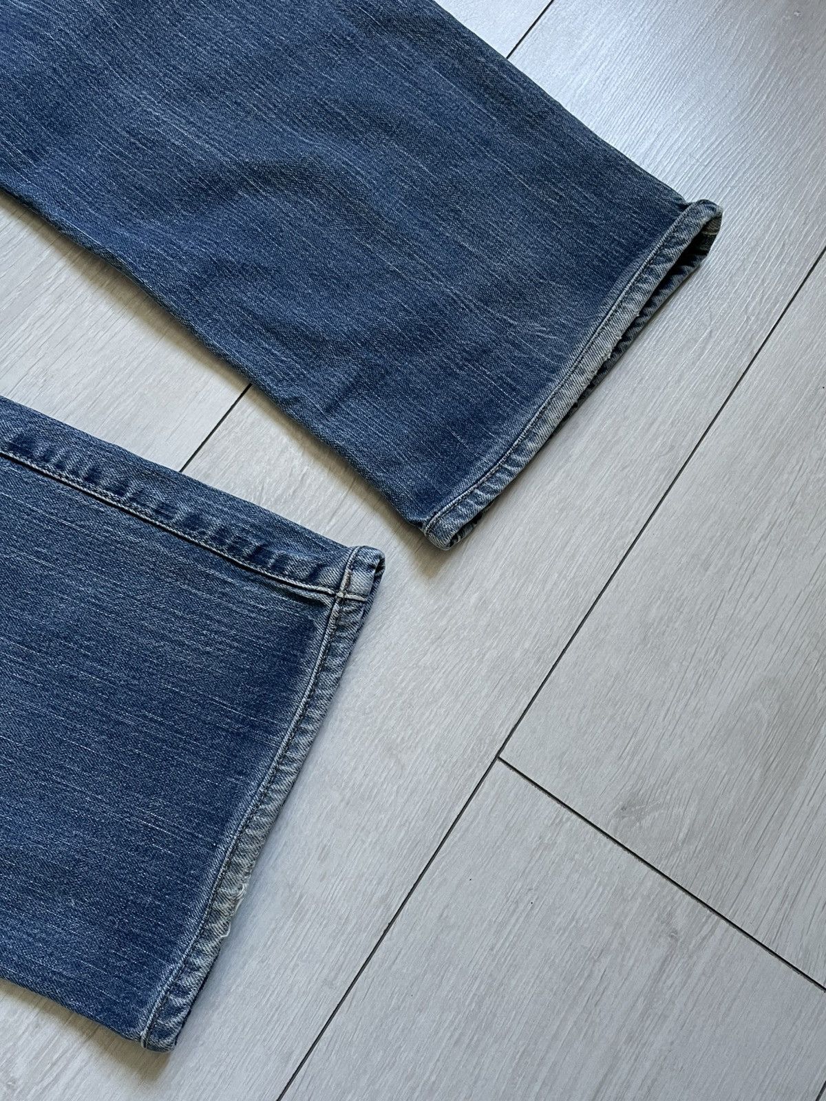 Armani × Vintage Vintage Armani Matal Logo Denim Jeans Size US 33 - 6 Thumbnail