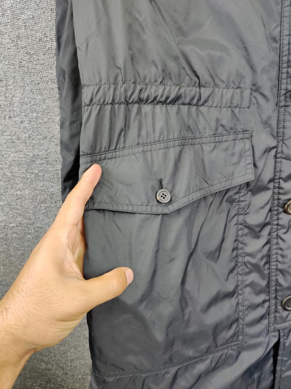 Versace Vintage Gianni Versace Nylon Trench Coat Jacket Size US L / EU 52-54 / 3 - 9 Thumbnail