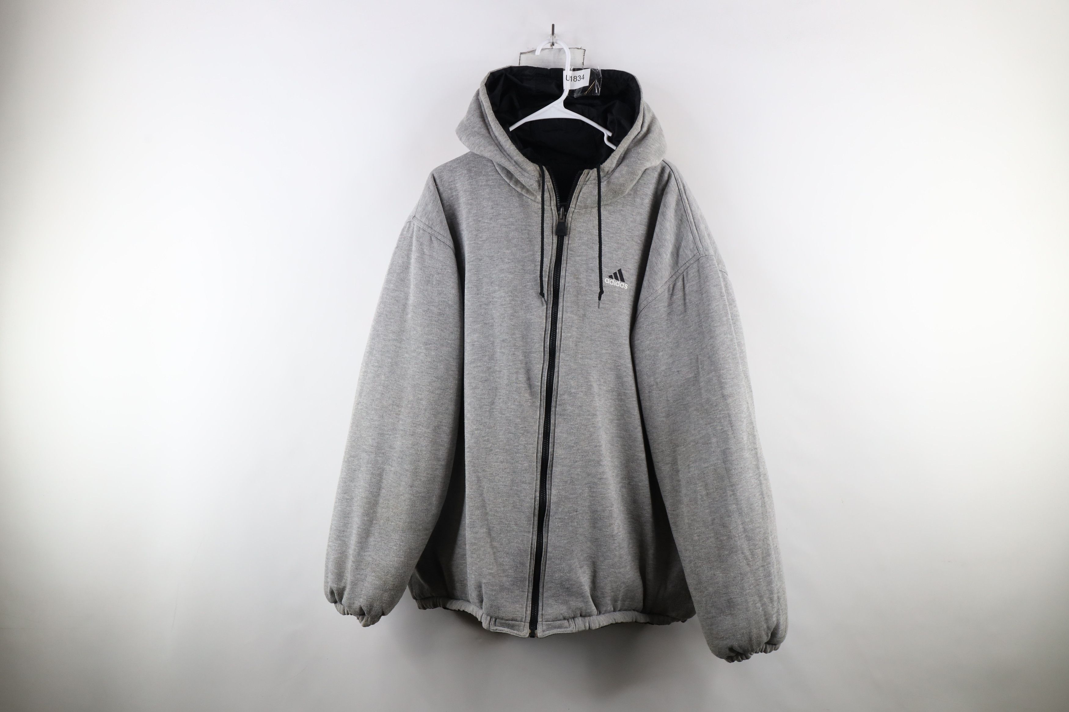 Adidas × Vintage Vintage 90s Adidas Reversible Full Zip Jacket