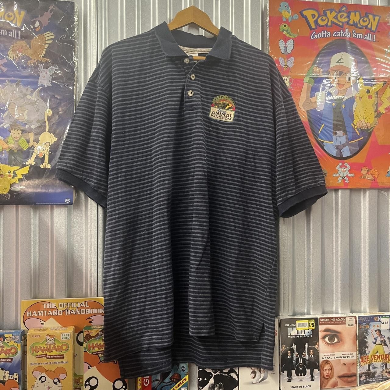 Disney VTG 90's Disney World Animal Kingdom Polo Button Shirt Size US XL / EU 56 / 4 - 2 Thumbnail
