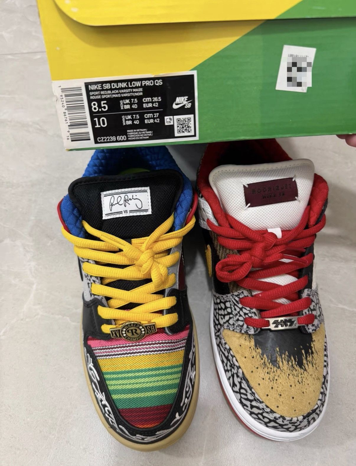 Nike Nike Dunk SB Pro QS Patchwork Low Top Sneakers J34 Size US 8.5 / EU 41-42 - 2 Thumbnail