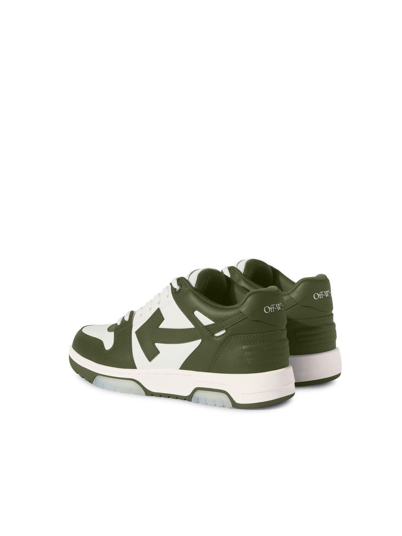 Off-White os11x0226 Out Of Office Sneakers in White/Military Green Size US 12 / EU 45 - 4 Thumbnail