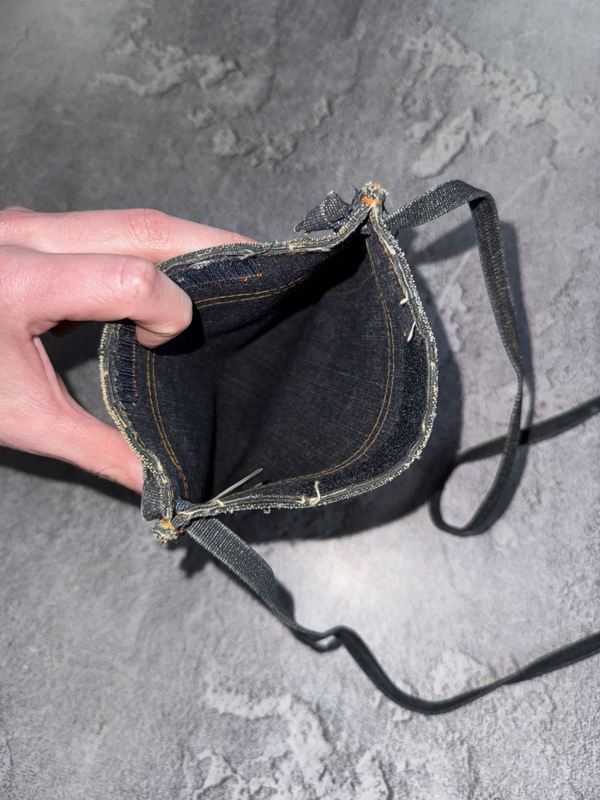 Levi's Levi’s retro 90s vintage denim belt bag shoulder mini shoper Size ONE SIZE - 6 Thumbnail