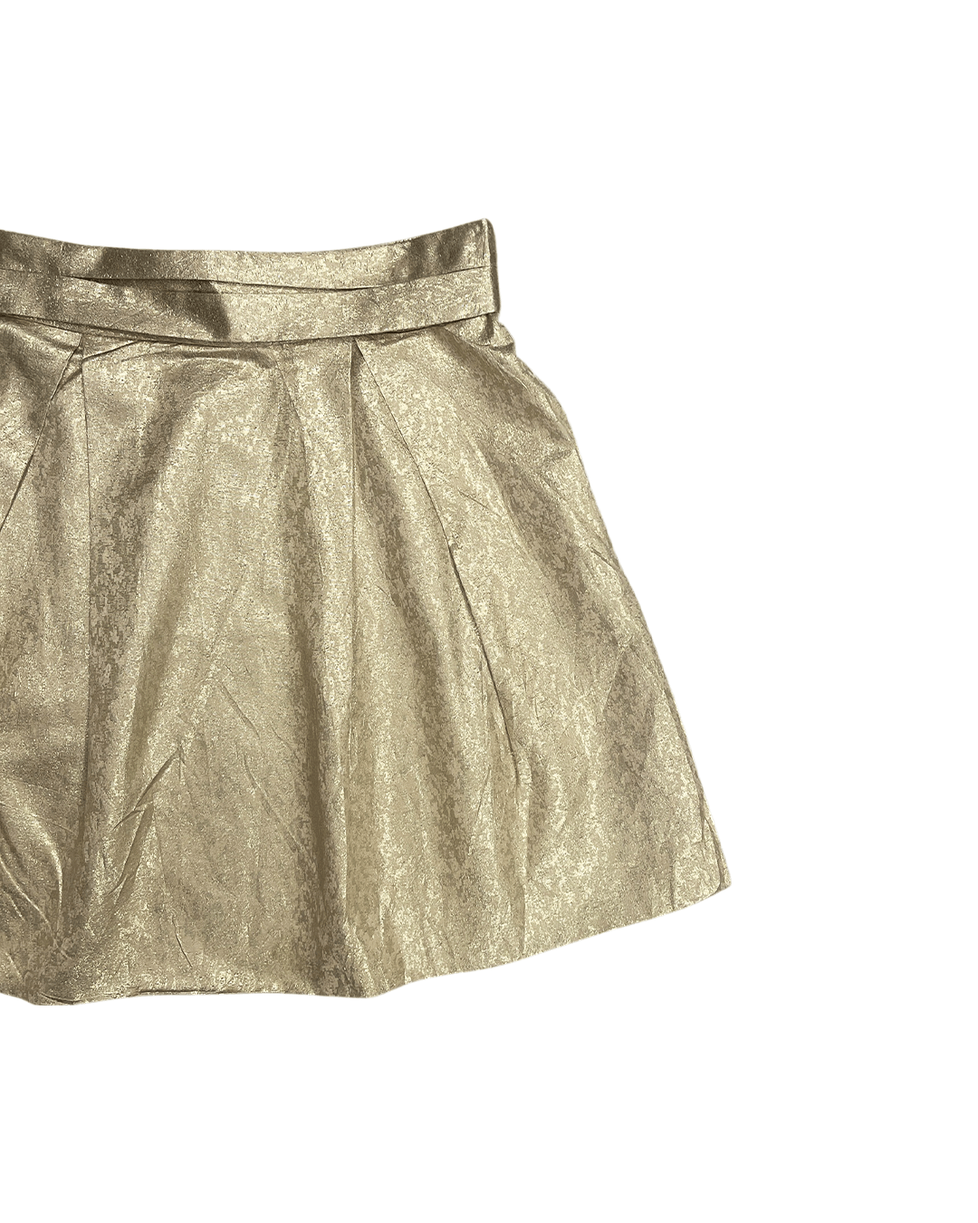 Chloe Chloe by Phoebe Philo Gold Pearl Midi Skirt Size 36" / US 14 / IT 50 - 6 Thumbnail