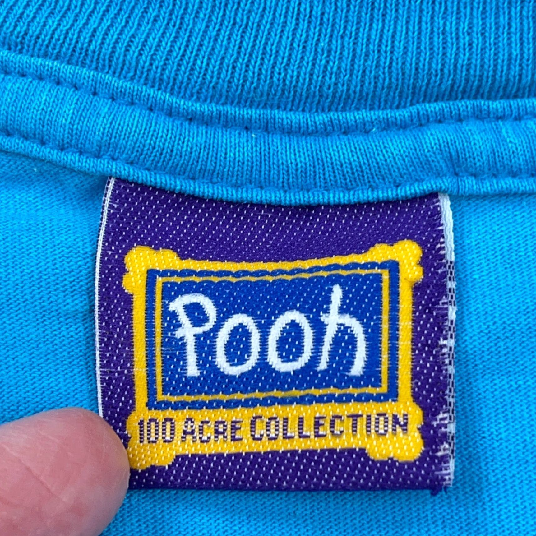 Disney VINTAGE Pooh Disney T-Shirt Women XL Blue Embroidered 2000s Pooh Shirt Cartoon Logo Size XL / US 12-14 / IT 48-50 - 6 Thumbnail