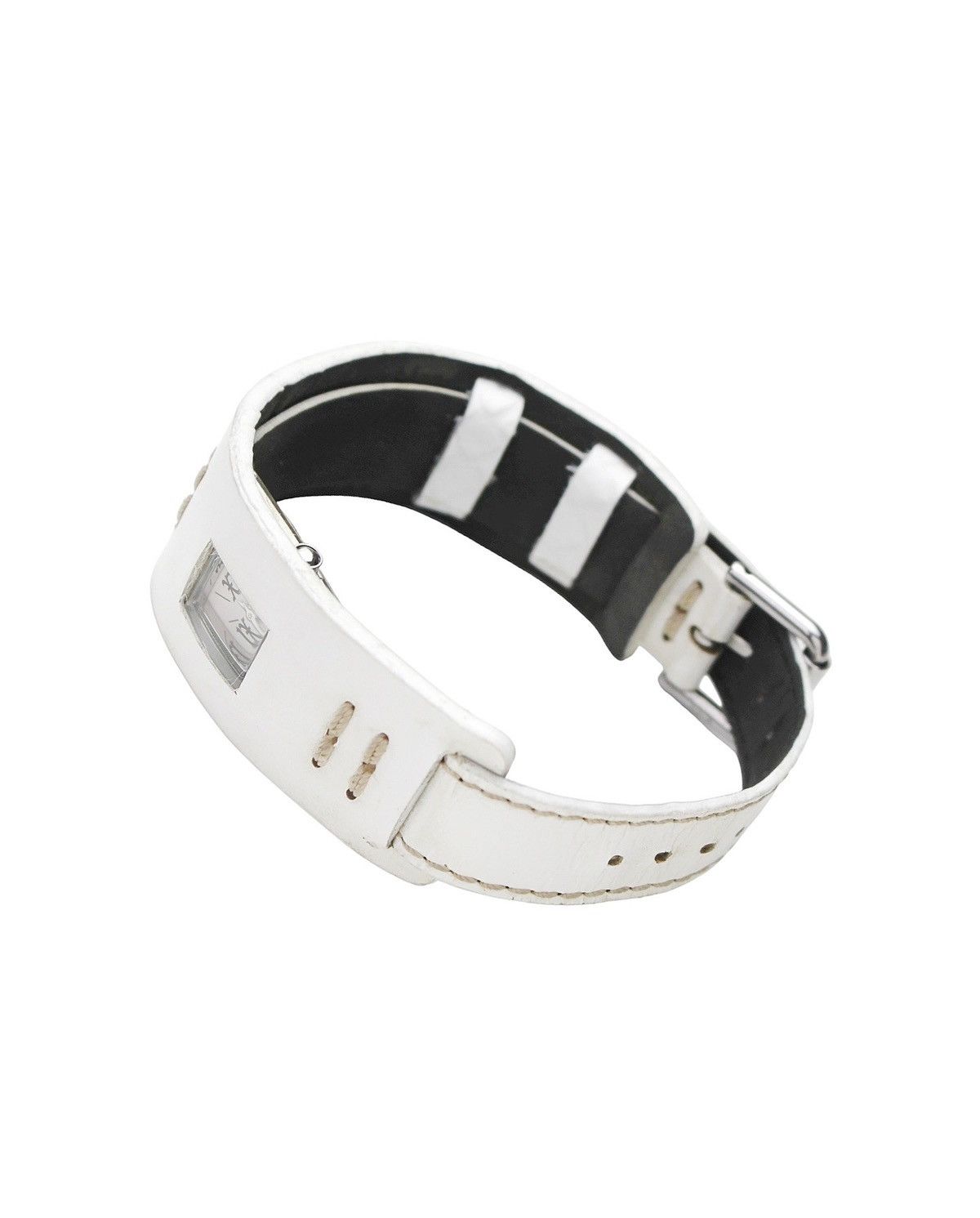 Issey Miyake × Seiko 2000S CABANE DE ZUCCA WHITE LEATHER CUFF WATCH Size ONE SIZE - 8 Thumbnail