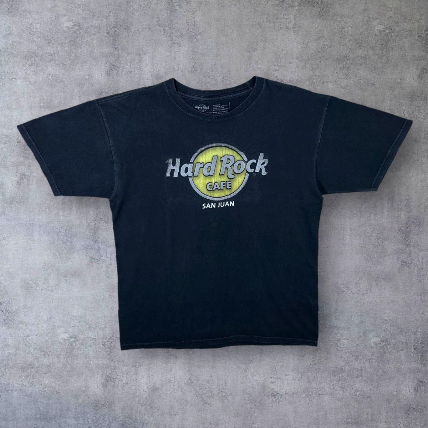 Hard Rock Cafe Hard Rock Cafe San Juan Souvenir Spellout Graphic Black T-Shirt Medium Mens Size US M / EU 48-50 / 2 - 2 Thumbnail