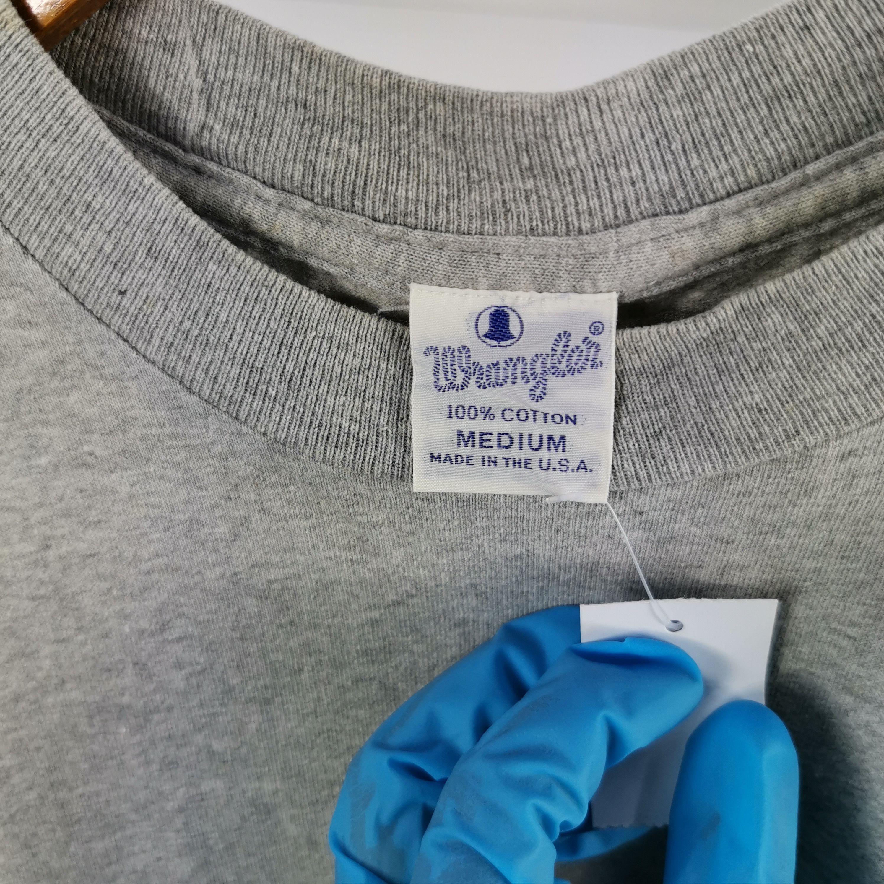 Vintage Vintage 90s Wrangler T-Shirt Wrangler Blue Bell SOLD Size US M / EU 48-50 / 2 - 5 Thumbnail