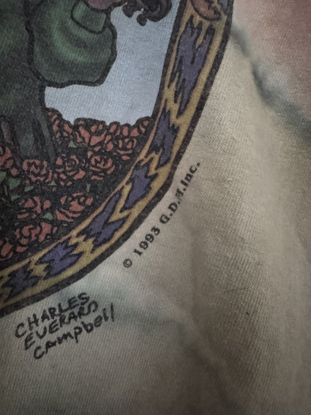Grateful Dead Vtg 1993 Grateful Dead Seasons Of The Dead Endless Tour Tee Size US XL / EU 56 / 4 - 3 Thumbnail