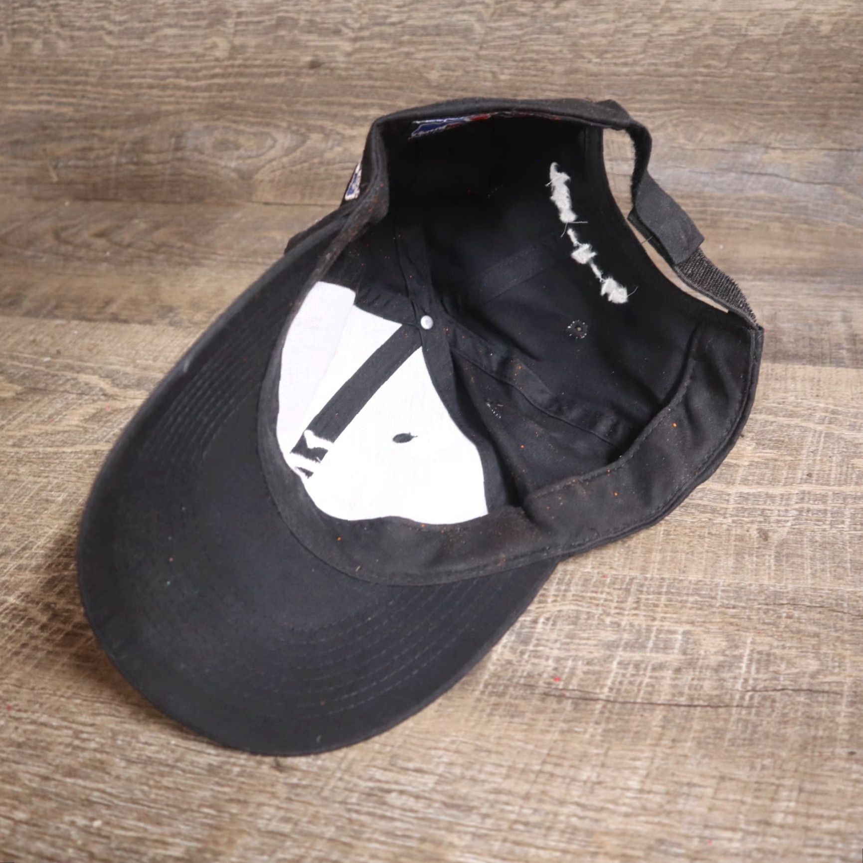Vintage Boston Red Sox Hat Baseball Cap Adjustable Adult Black Men Size ONE SIZE - 6 Thumbnail