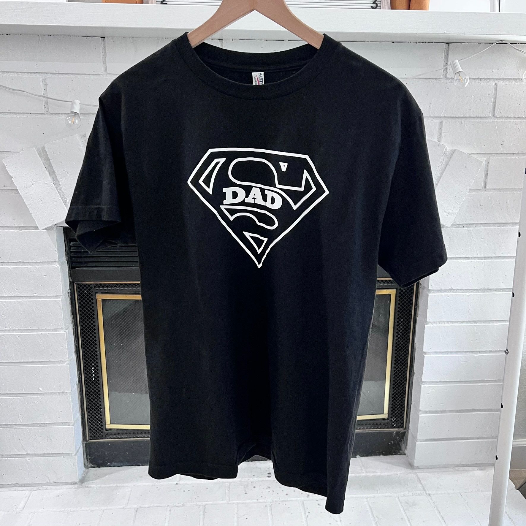 Alstyle Superdad Logo Black Shirt Size US M / EU 48-50 / 2 - 1 Thumbnail