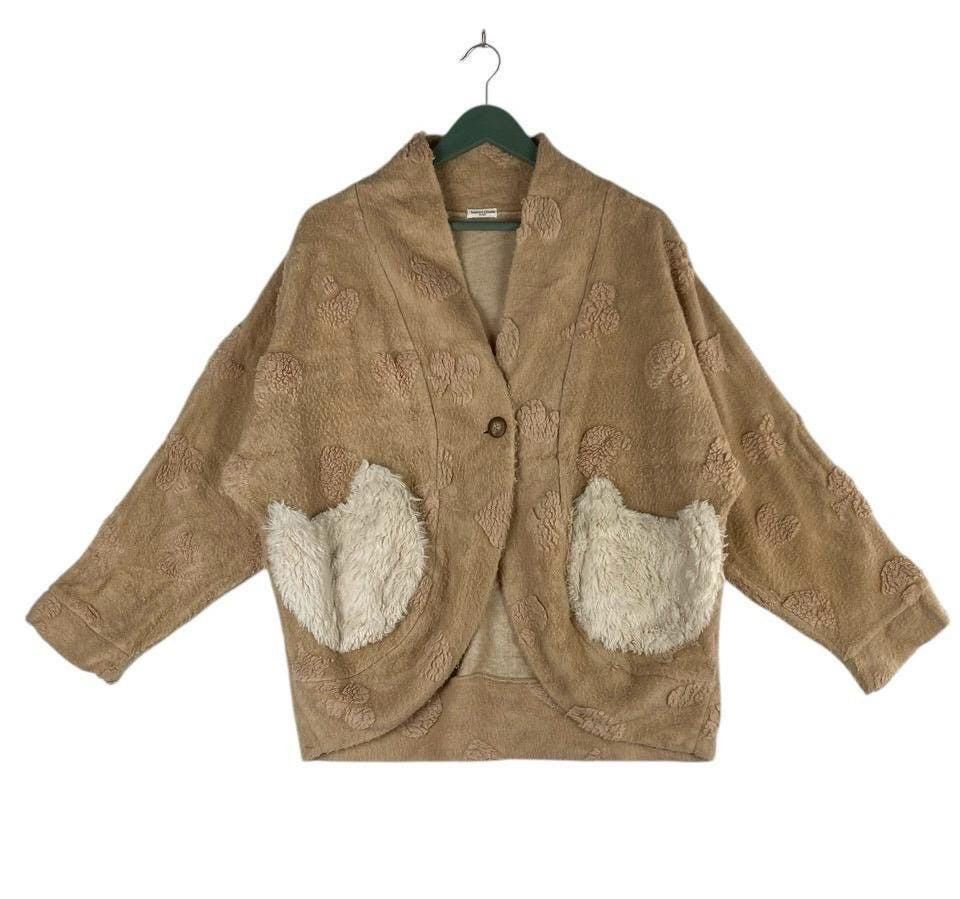 Tsumori Chisato Vtg 90s Tsumori Chisato sleep pyjama slant pocket jacket Size M / US 6-8 / IT 42-44 - 1 Thumbnail