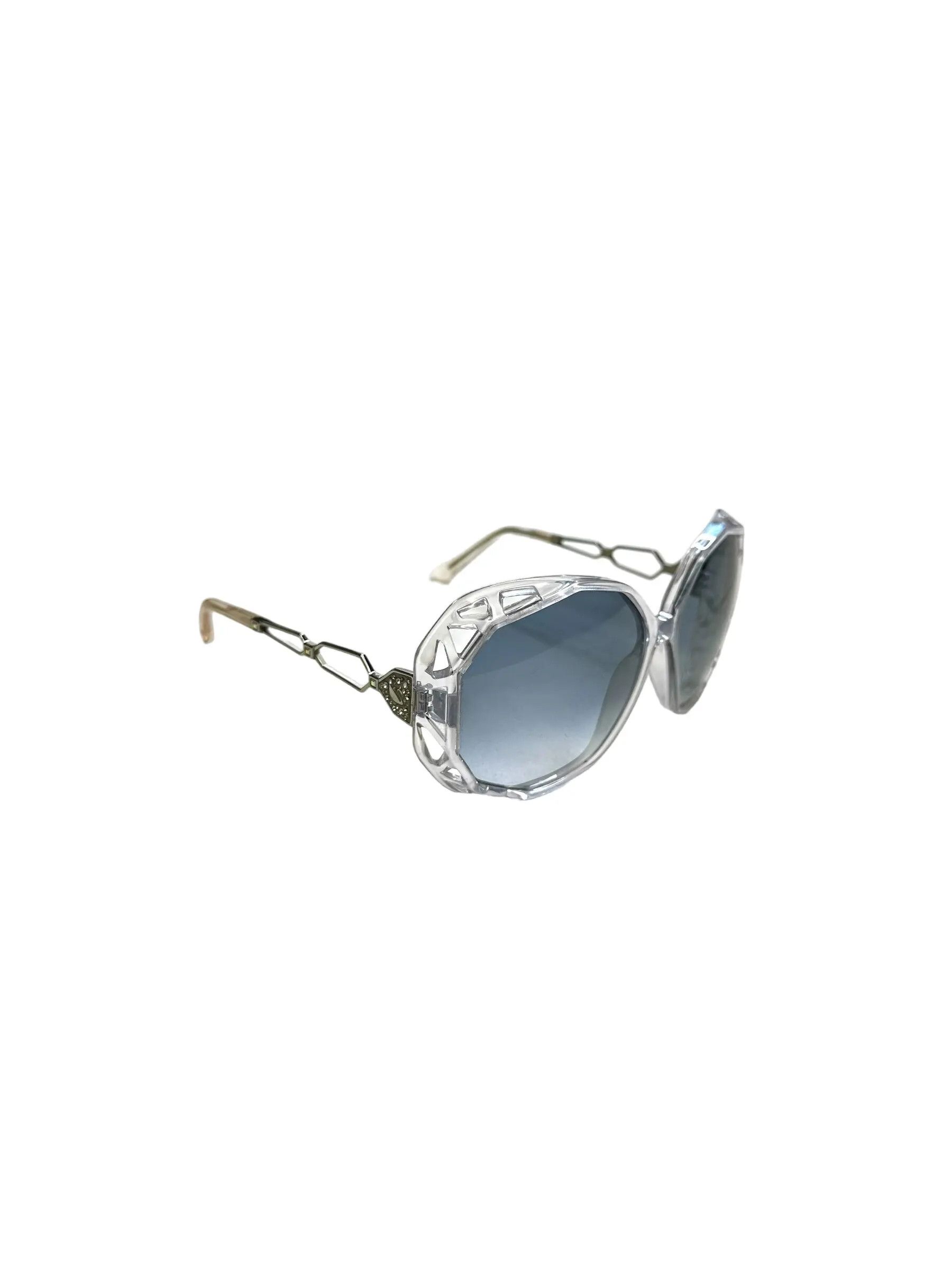 Swarovski Swarovski crystal round swan sunglasses Size ONE SIZE - 2 Thumbnail