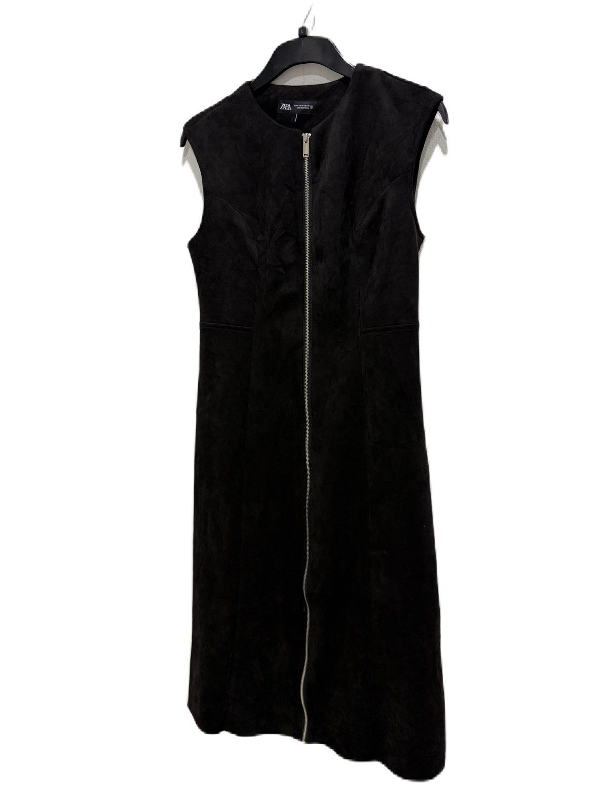 Ader Error × Zara Zara Sleeveless Dress Black Zipper Avant-garde Inspired Size M / US 6-8 / IT 42-44 - 3 Thumbnail