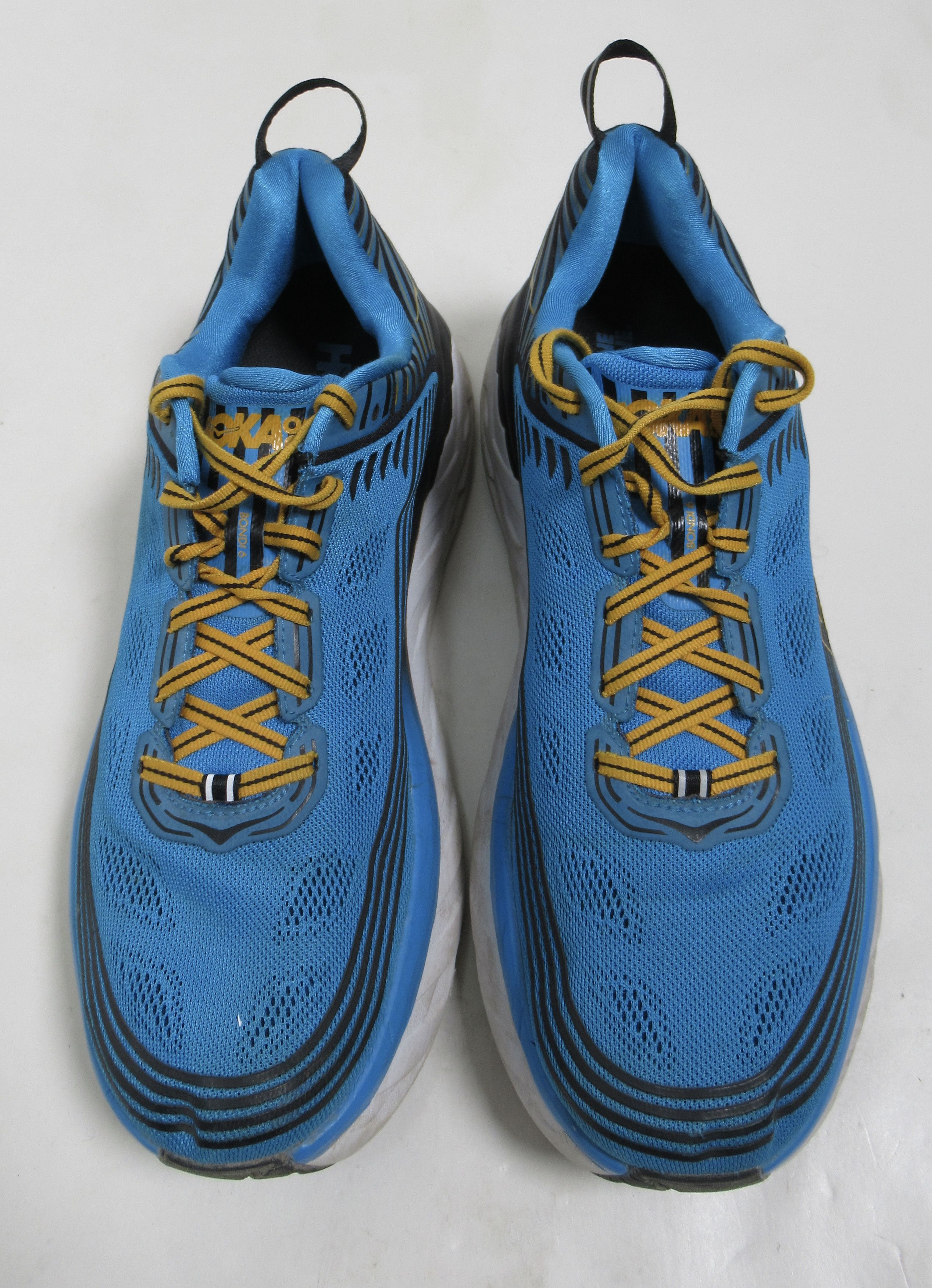 Hoka Hoka Bondi 6 Running Sneakers Dresden Blue Black 1019269 Size US 12.5 / EU 45-46 - 2 Thumbnail