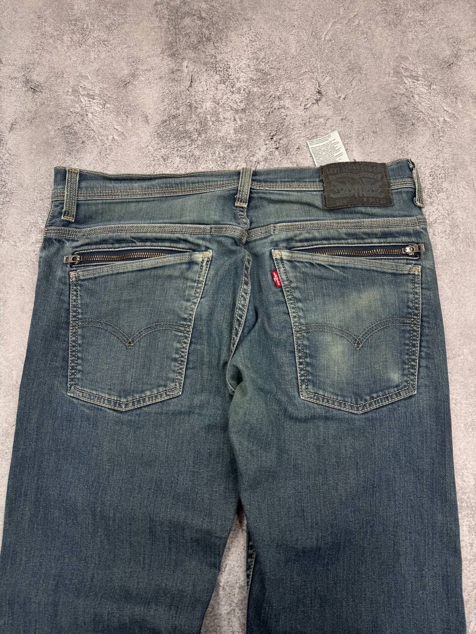 Levi's Levi's Men Blue Denim Straight Leg Jeans Size W34 Size US 34 / EU 50 - 3 Thumbnail