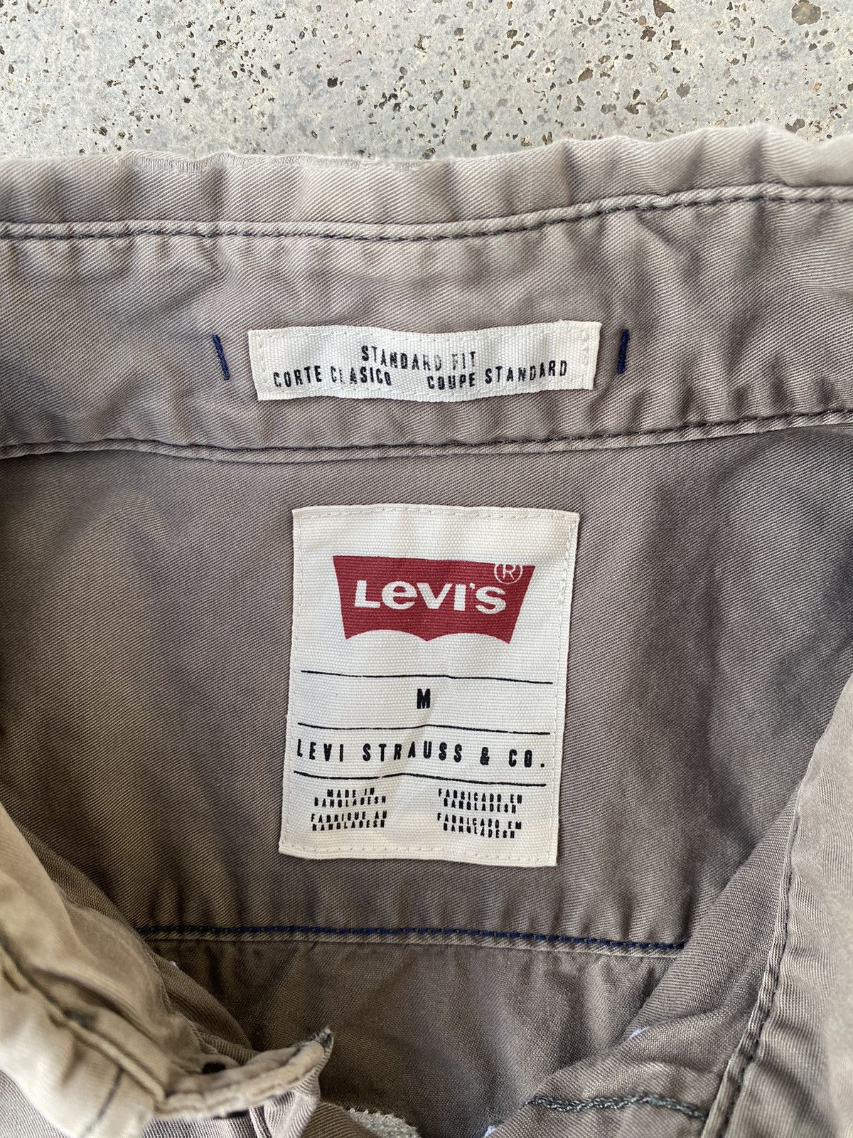 Levi's 2000s Faded Levis Crazy Patches Design Shirt Size US L / EU 52-54 / 3 - 9 Thumbnail