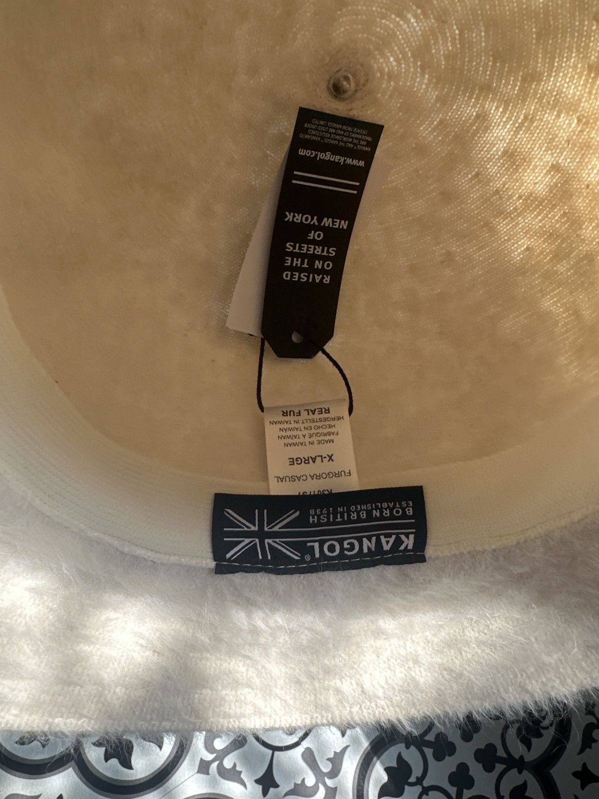 Designer × Kangol × Vintage Kangol K3017ST Fugora Causal Ivory Size ONE SIZE - 7 Thumbnail