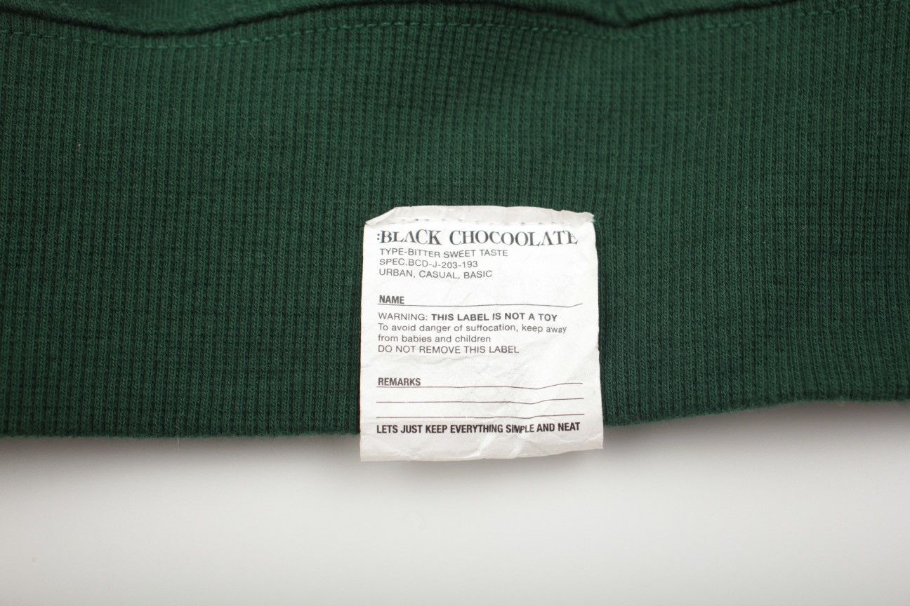 CHOCOOLATE :BLACK CHOCOOLATE Hoodie Green New York City Size US S / EU 44-46 / 1 - 5 Thumbnail