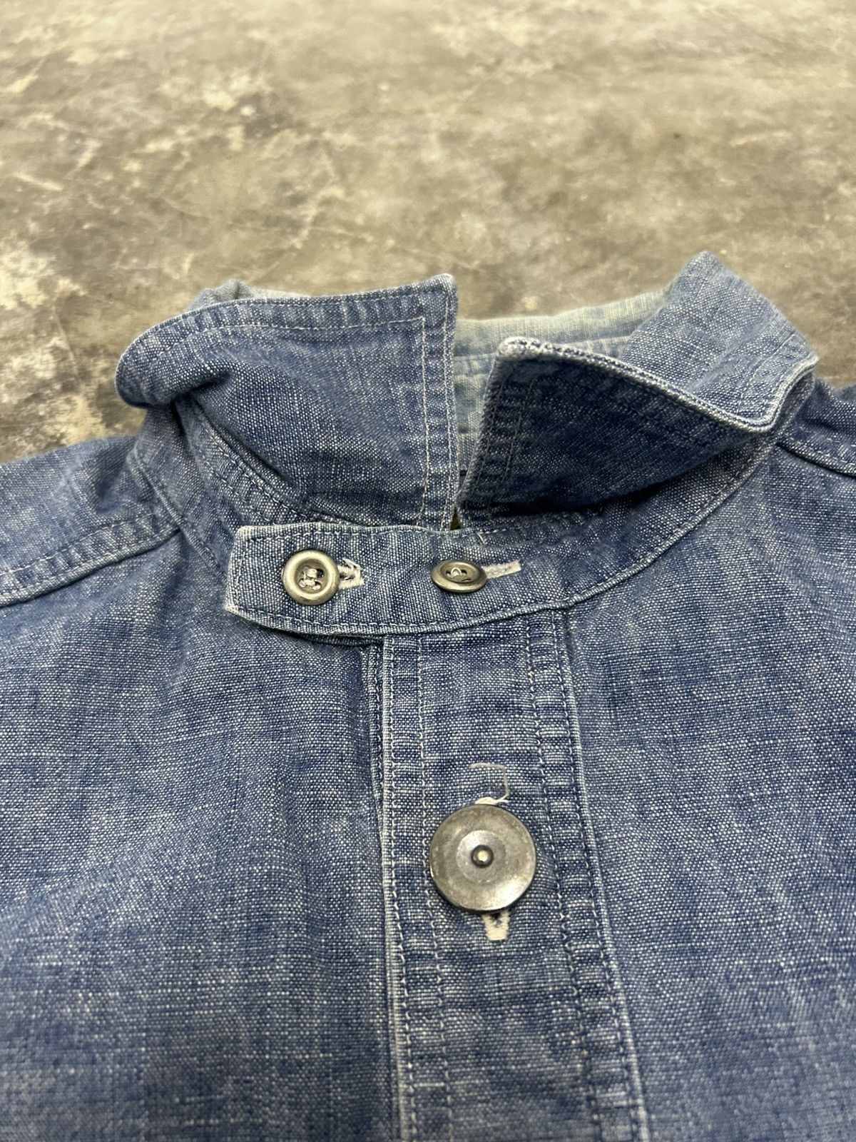 Japanese Brand × Nigel Cabourn Nigel Cabourn Denim Pullover Size US S / EU 44-46 / 1 - 5 Thumbnail
