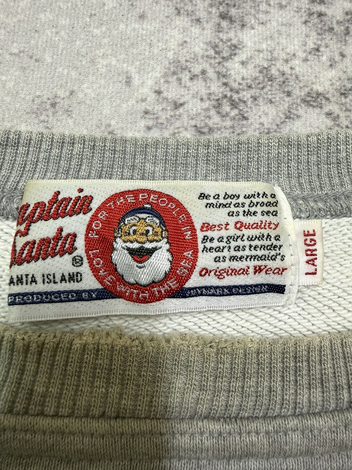 Vintage Vintage 90s Captain Santa Sweatshirt Size US XL / EU 56 / 4 - 7 Thumbnail
