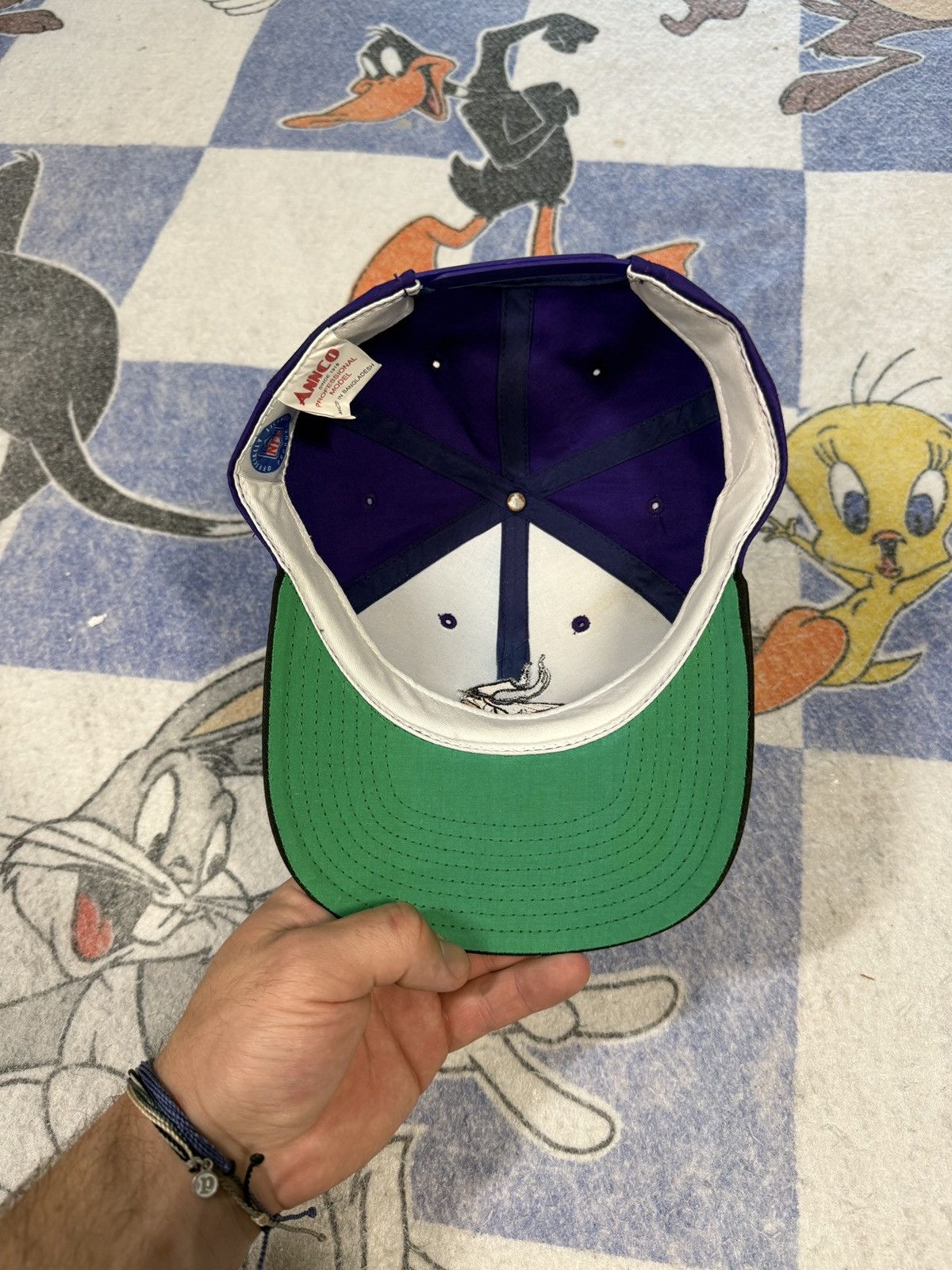 NFL Vintage minnesota vikings snapback cap Size ONE SIZE - 3 Thumbnail
