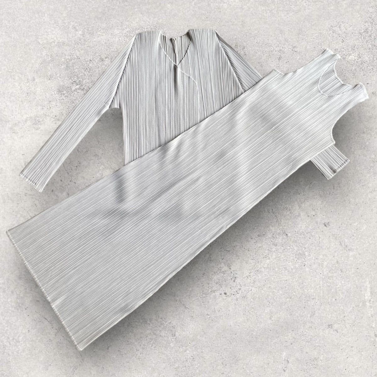 Issey Miyake Pleats Please Set Dress And Jacket Size L / US 10 / IT 46 - 1 Thumbnail
