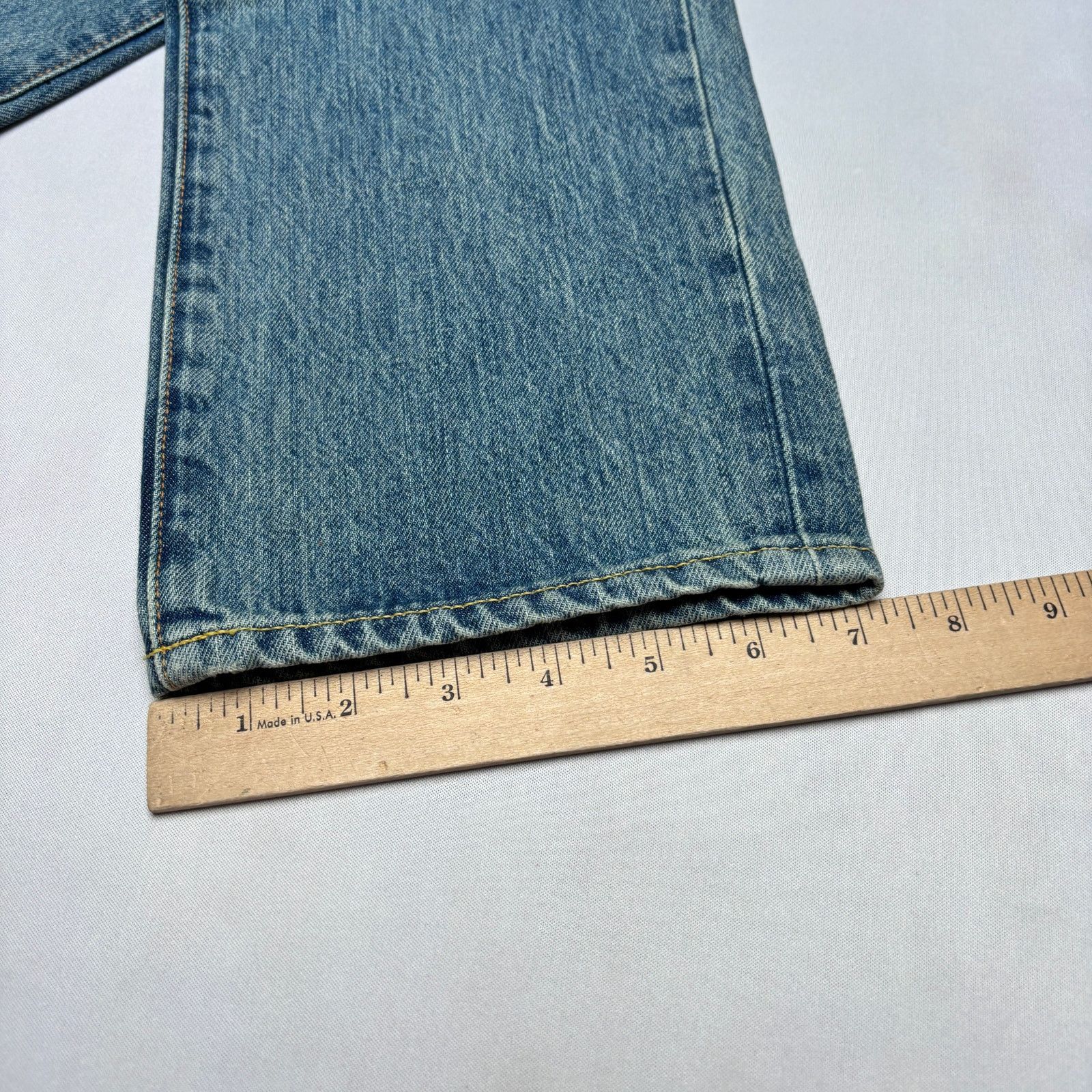 Sid Mashburn $175 Sid Mashburn Slim Straight Jeans 33x30 Made in USA Size US 33 - 9 Thumbnail