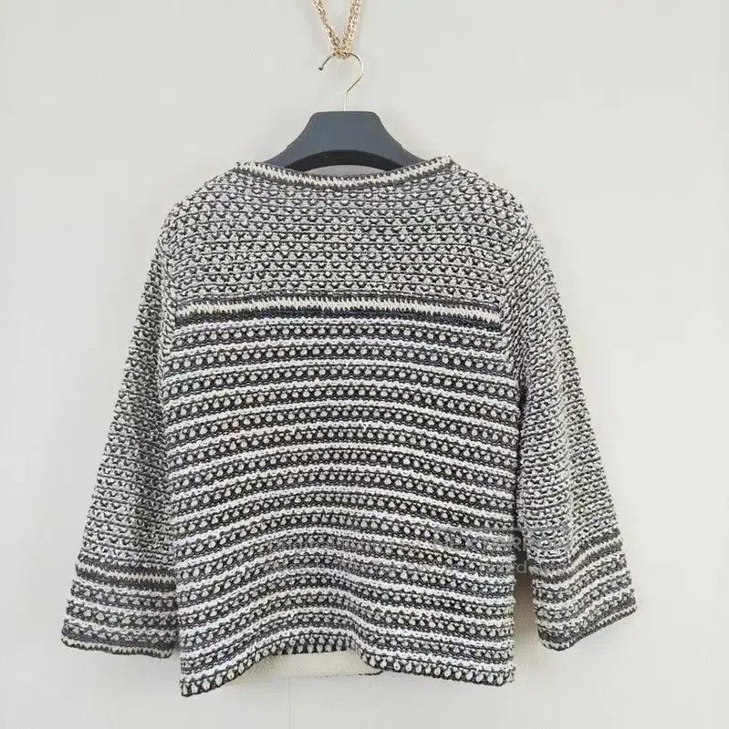 Chanel Chanel Gray Wool Blend Long Sleeve Sweater . Size M / US 6-8 / IT 42-44 - 2 Thumbnail