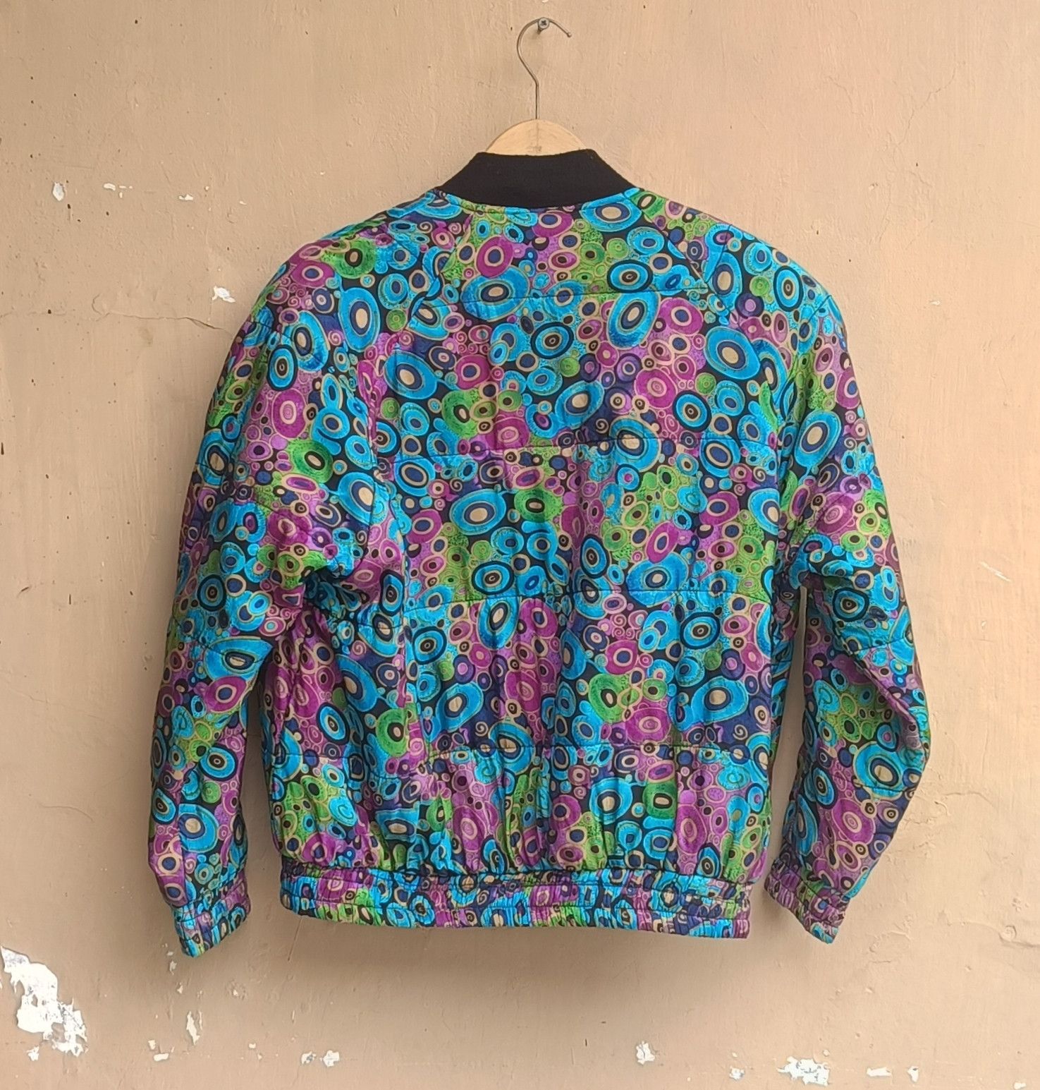 Designer Bomber jacket Pat argenty art color full boxy Size M / US 6-8 / IT 42-44 - 4 Thumbnail
