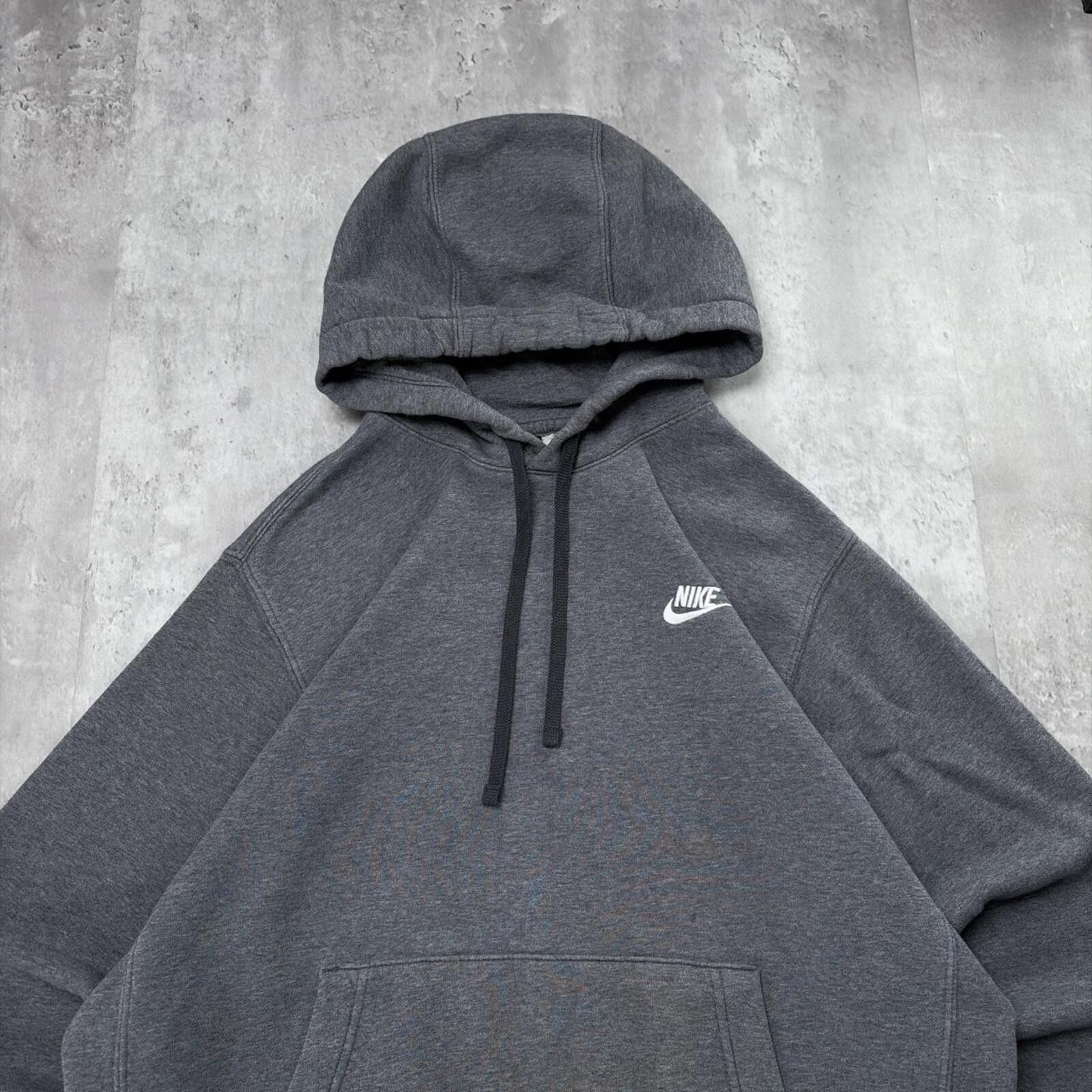 Nike Y2K Grey Nike Boxy Distressed Skater Hoodie Size US M / EU 48-50 / 2 - 3 Thumbnail