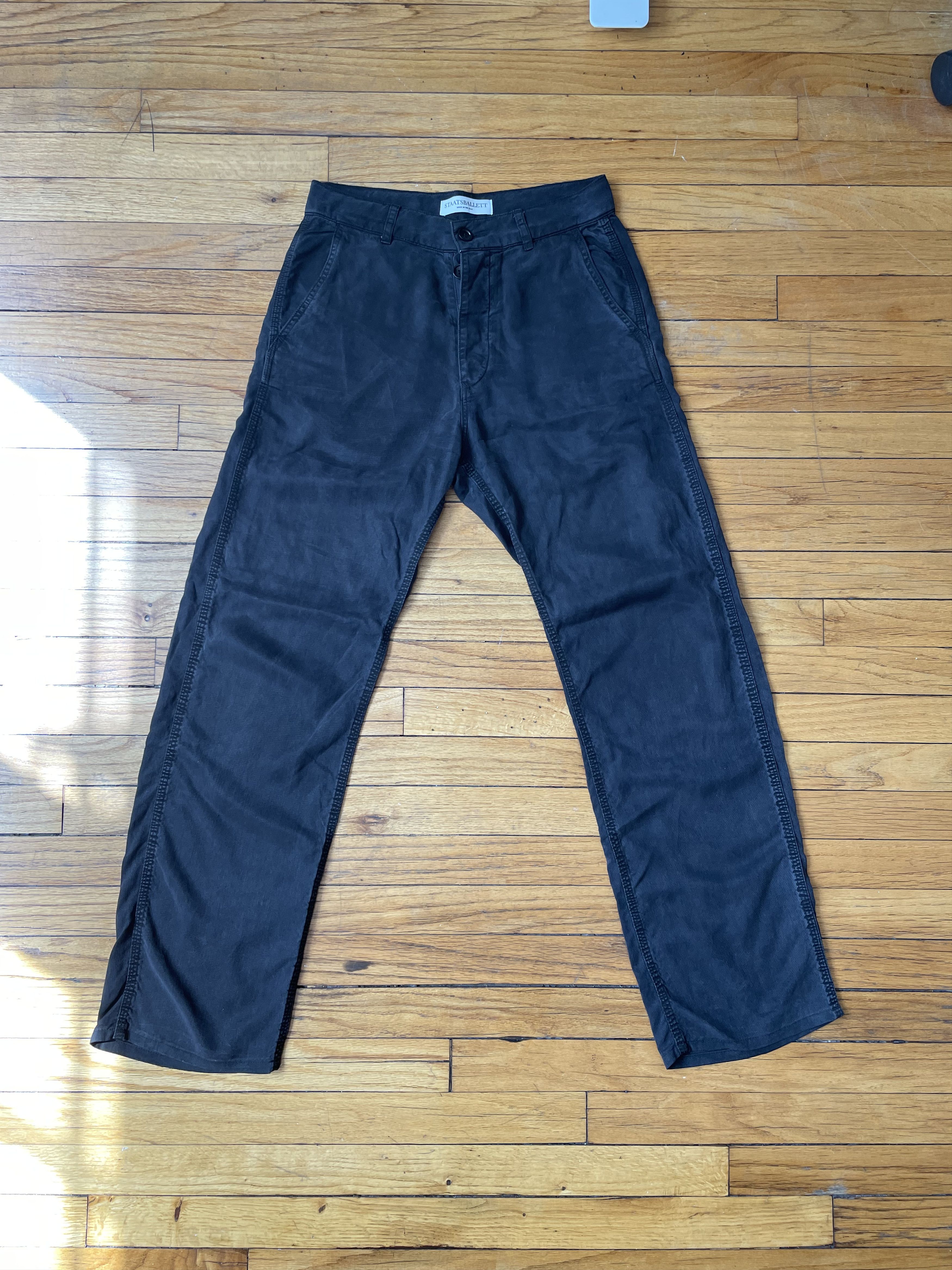 Staatsballett Black Canvas Pants 34 (31 Inseam)