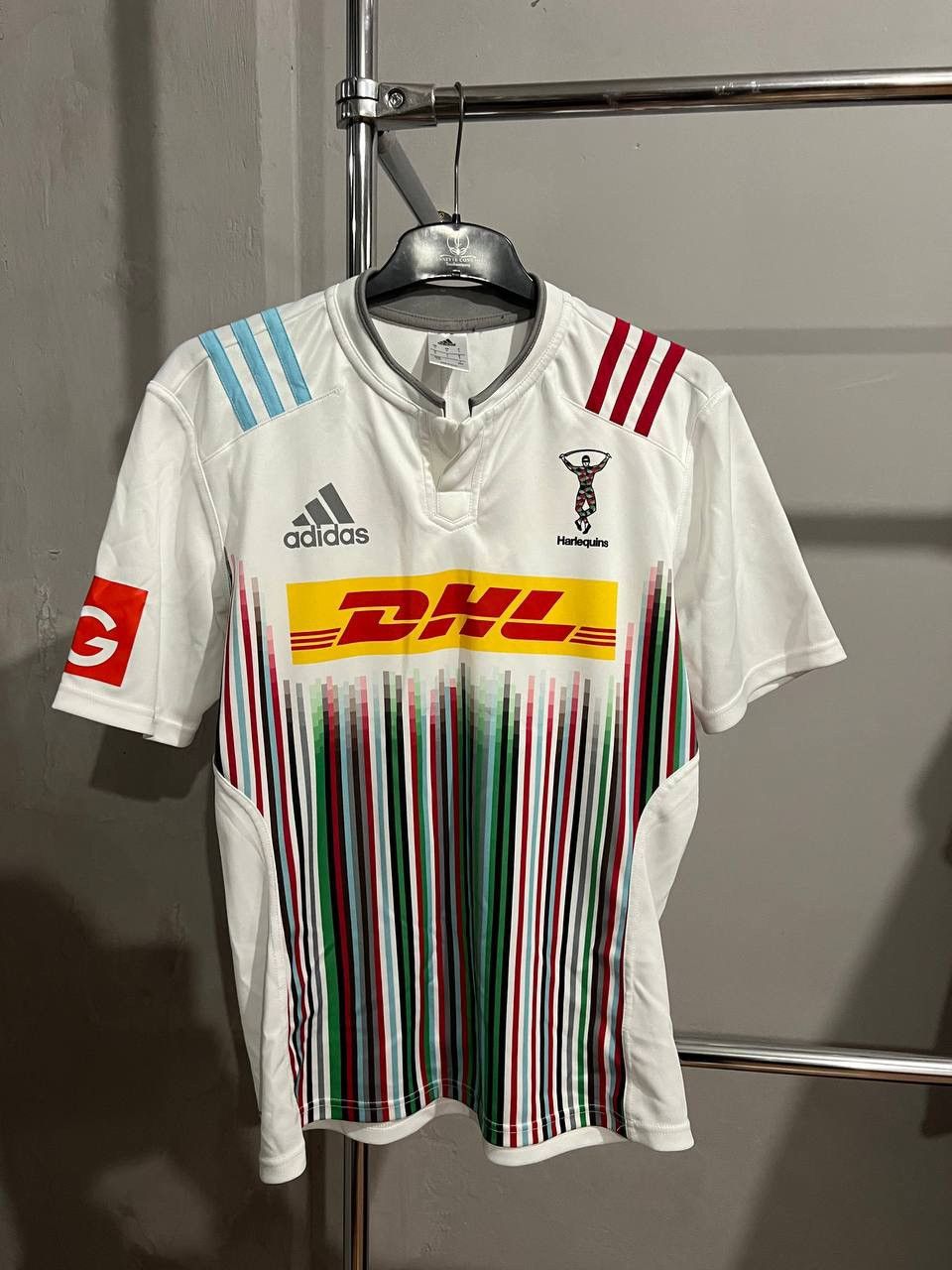 Adidas 2015/16 HARLEQUINS AWAY RUGBY UNION SHIRT JERSEY SIZE L MENS Size US L / EU 52-54 / 3 - 3 Thumbnail