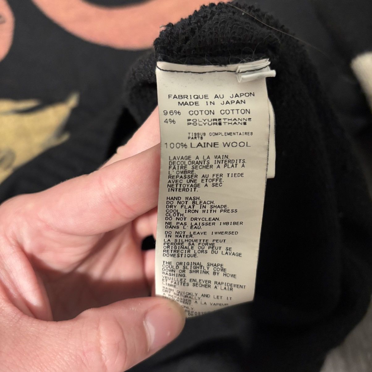 Yohji Yamamoto Cyborg 009 Intarsia knit Size US L / EU 52-54 / 3 - 4 Thumbnail