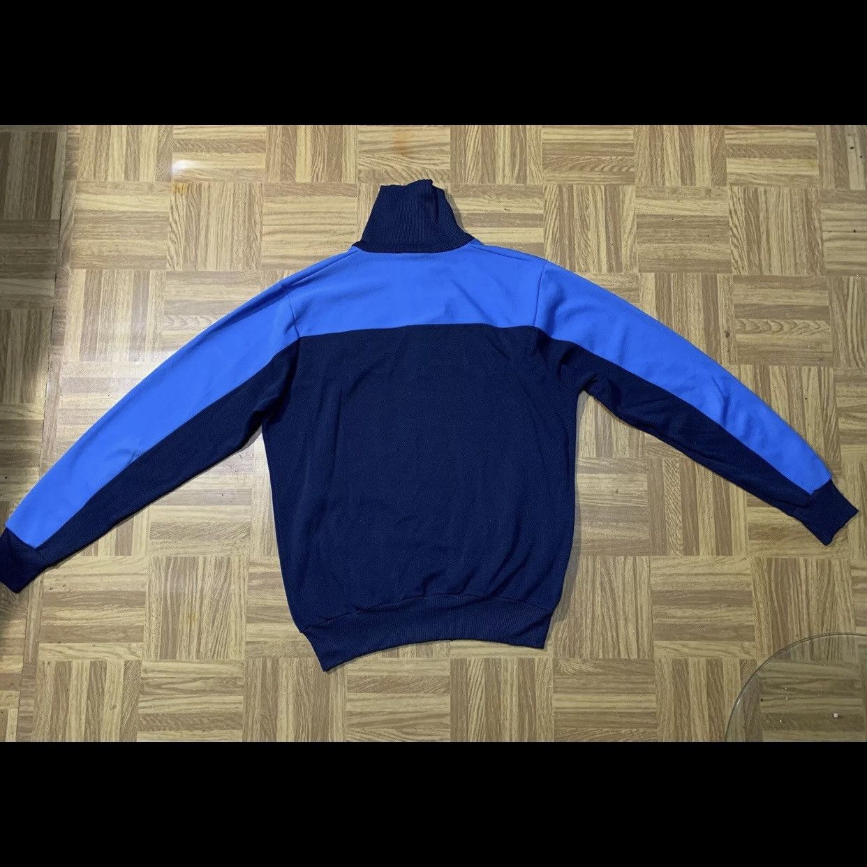 Puma × Vintage 80s Vintage Puma Track Jacket Blue Size 7 Size US L / EU 52-54 / 3 - 4 Thumbnail