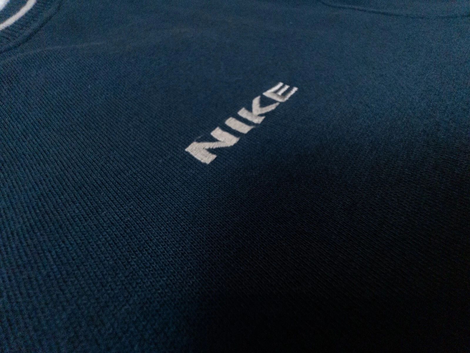 Nike 90s Vintage Nike Sweatshirt Dark Green-Blue Small sweater Size US S / EU 44-46 / 1 - 4 Thumbnail