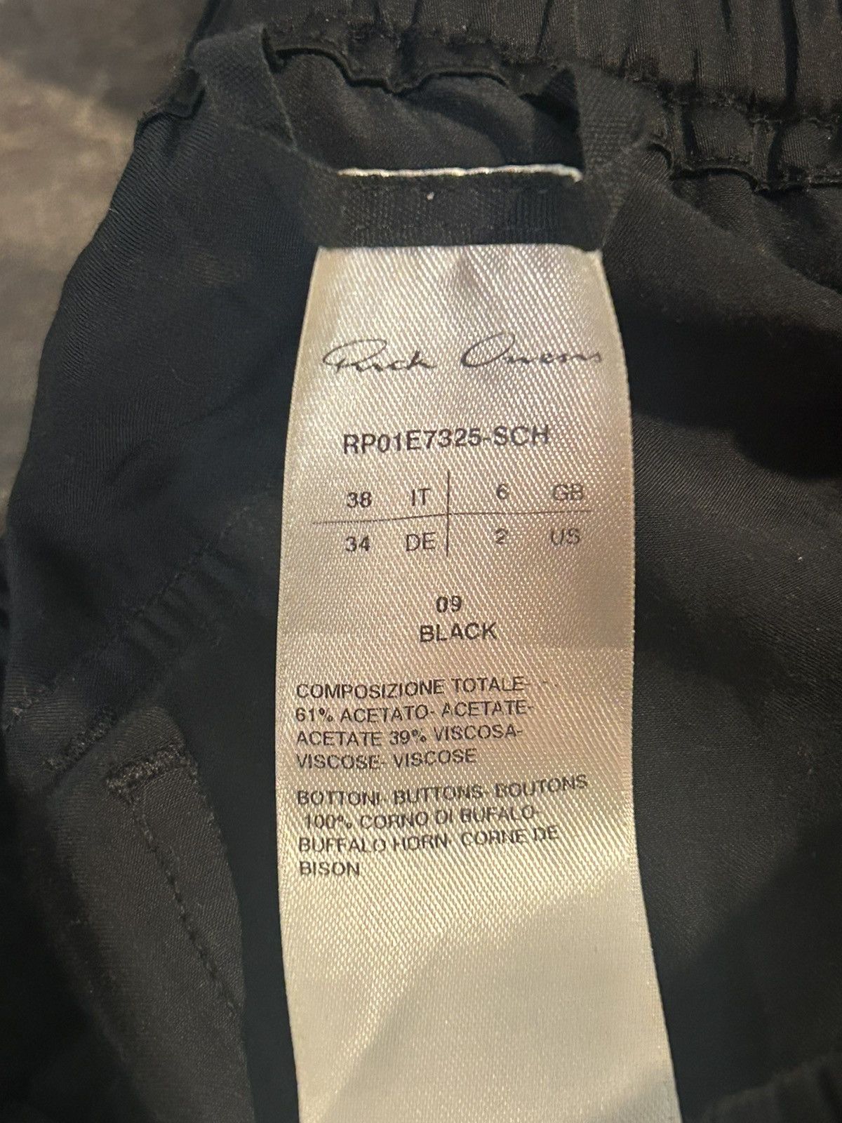 Rick Owens Rick Owens S/S 25’ Mainline ‘Berlin’ Pants Size US 30 / EU 46 - 4 Thumbnail