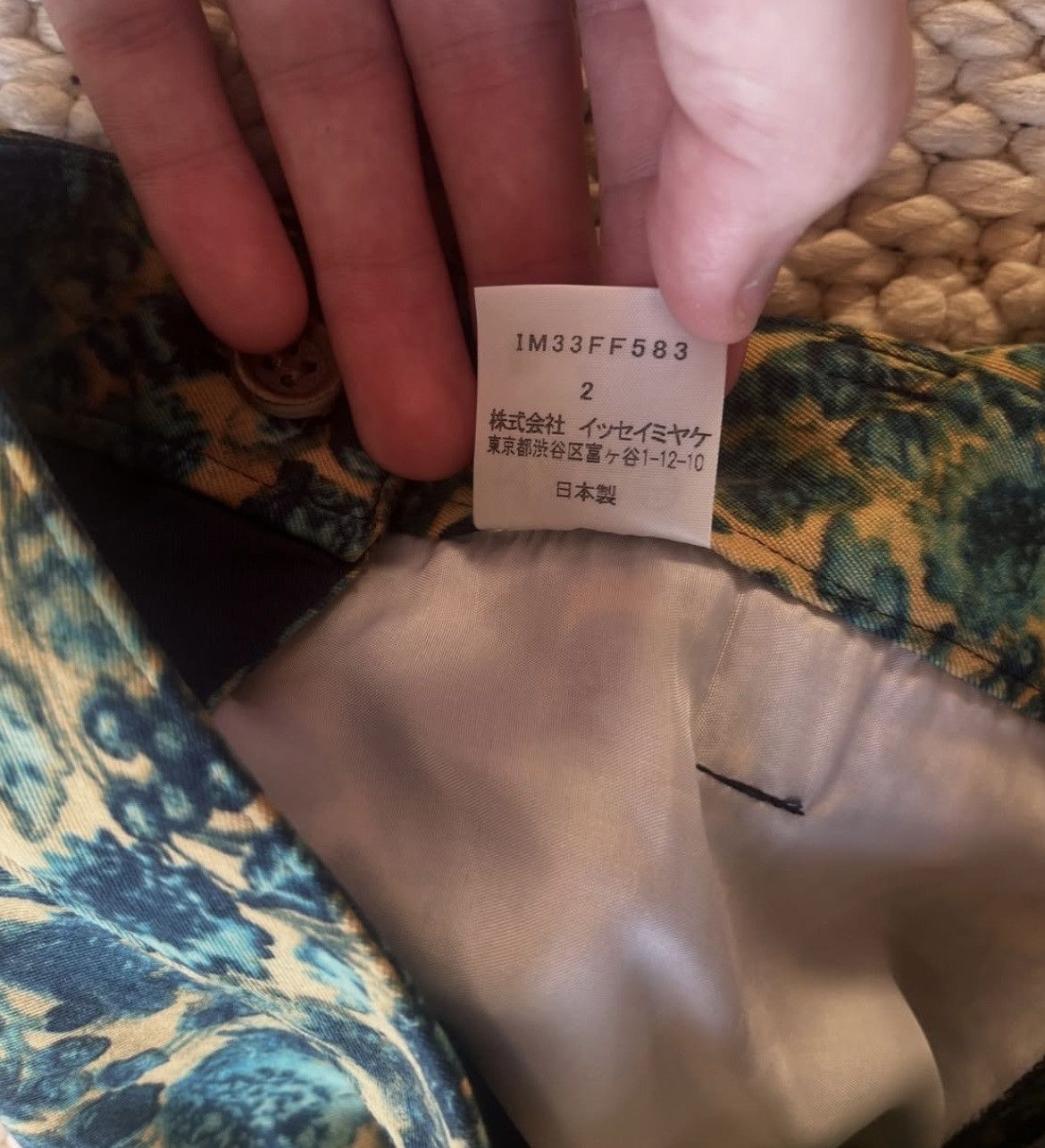Issey Miyake Issey Miyake lightweight mens floral print wide leg pants Size US 28 / EU 44 - 6 Thumbnail