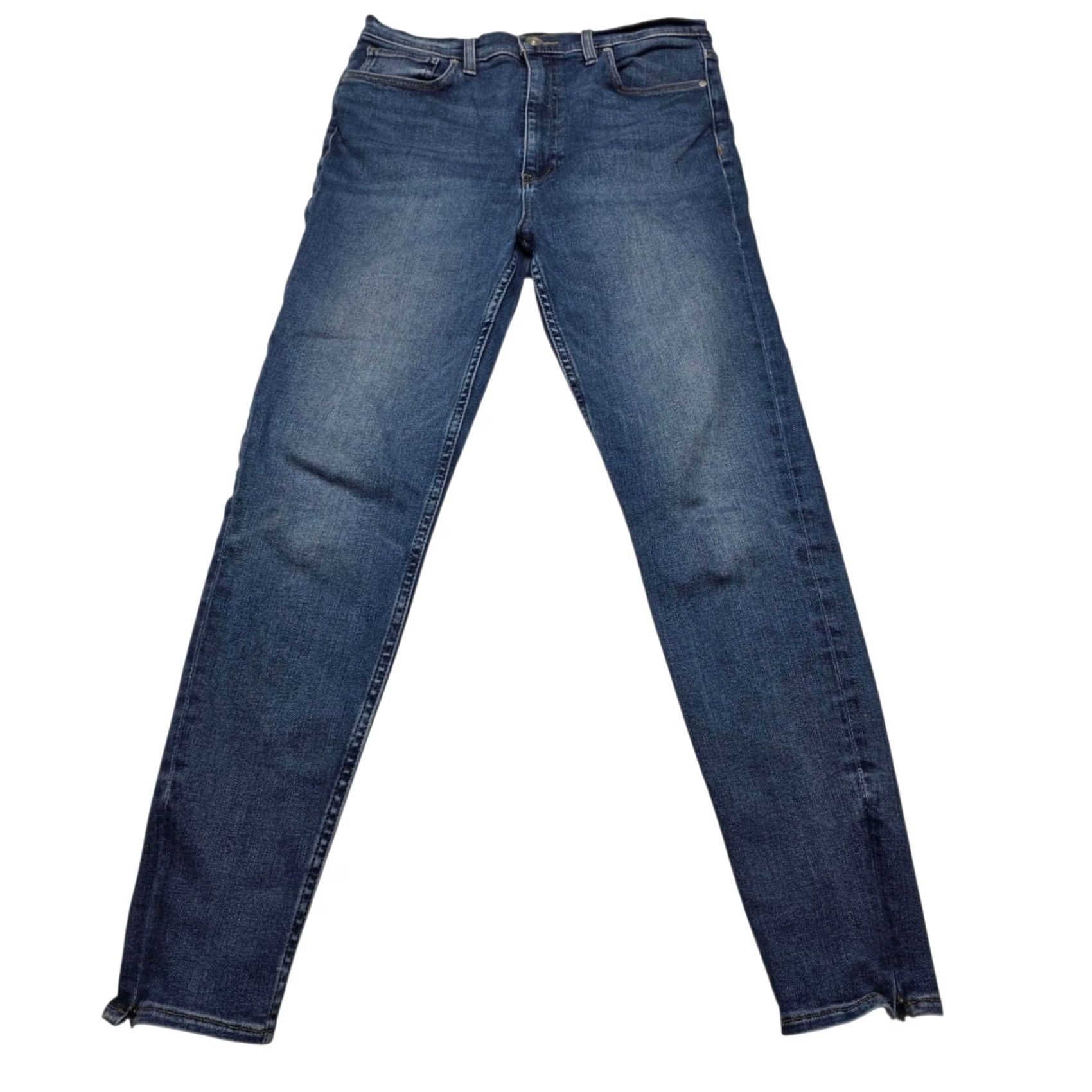 Hudson Hudson Jeans Women's Blue Super Skinny Centerfold Size 30 Ankle Zip Size 30" / US 8 / IT 44 - 2 Thumbnail