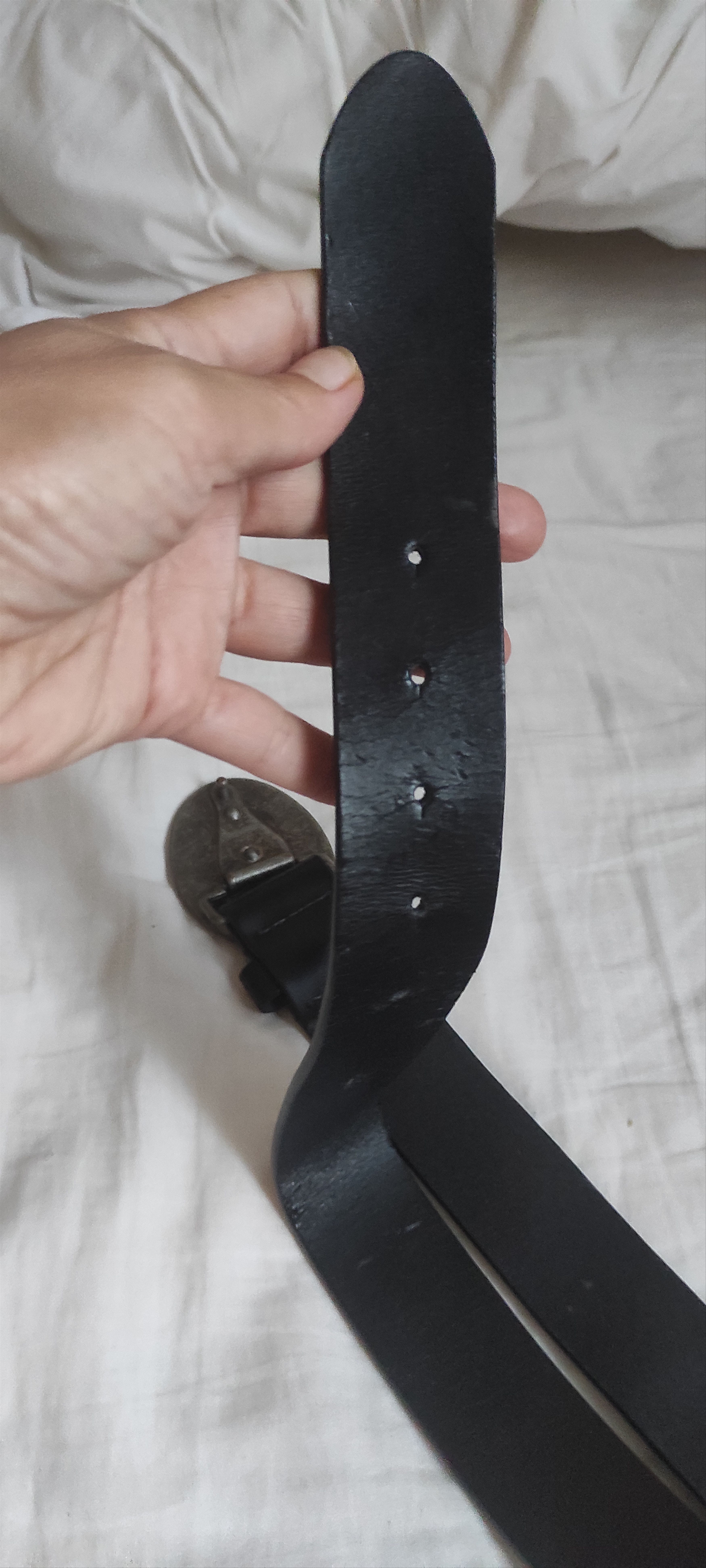 Jagermeister Classic Jagermeister Logo Belt in Black Leather - 95cm Size ONE SIZE - 12 Thumbnail