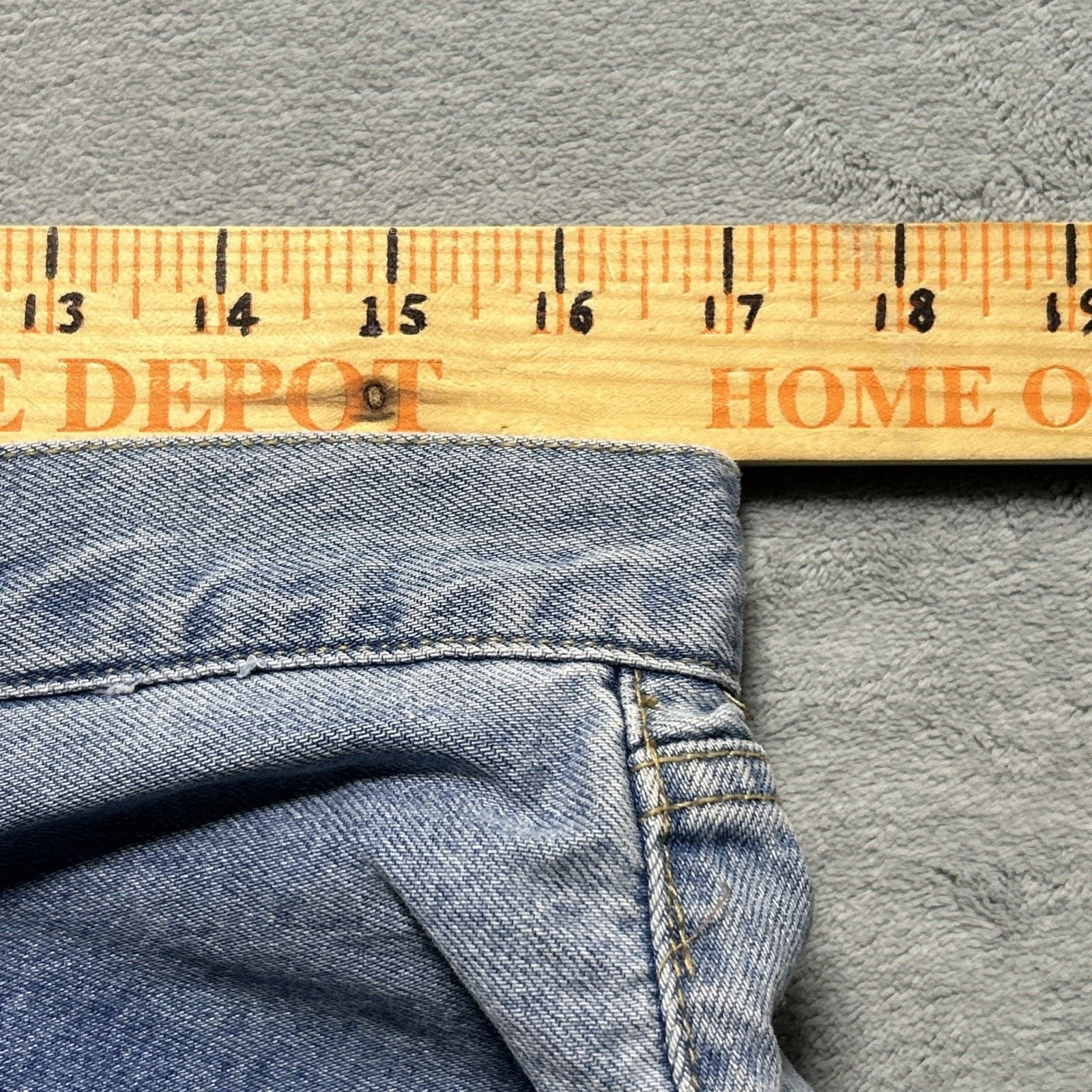 Levi's Beyond Baggy Jeans Womens 13 34x34 Wide Hamilton Raw Loose Size 34" / US 12 / IT 48 - 10 Thumbnail