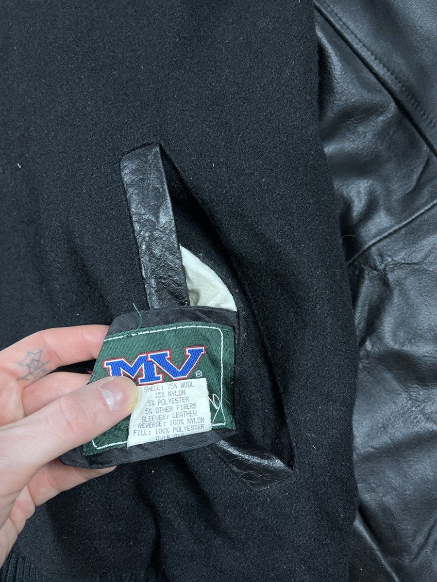 Genuine Leather × Vintage ➕ 90s vintage Chevrolet leather sleeves bomber varsity Size US XL / EU 56 / 4 - 6 Thumbnail