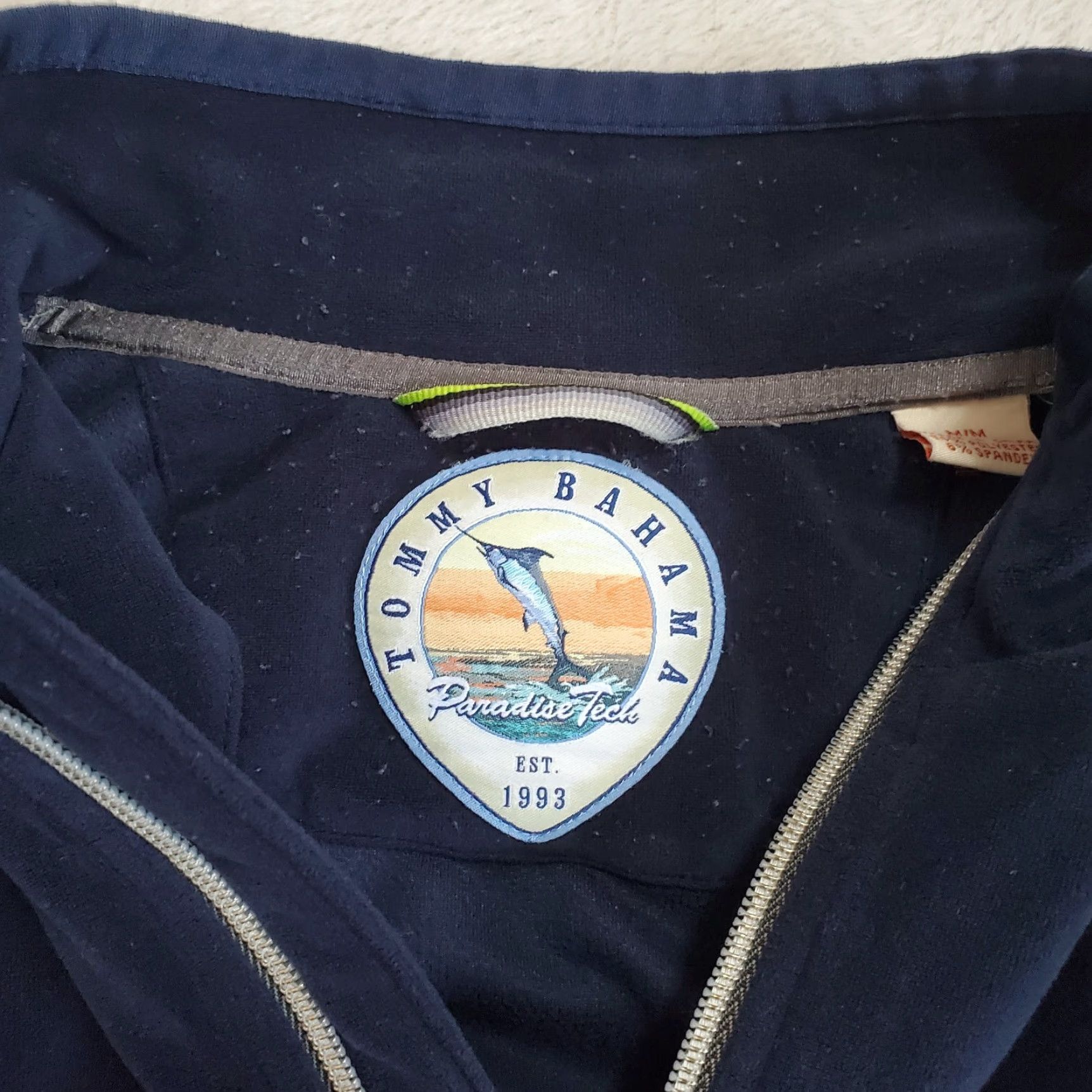 Tommy Bahama Tommy Bahama Sweatshirt 1/4 Zip Pullover Men M Blue Paradise Tech Long Sleeve Size US M / EU 48-50 / 2 - 4 Thumbnail