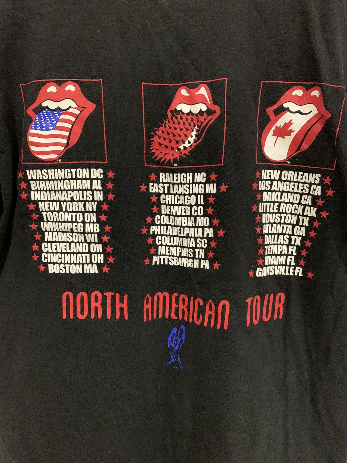 Band Tees × The Rolling Stones × Vintage Vintage Y2K Rolling Stone Tour Size US S / EU 44-46 / 1 - 6 Thumbnail