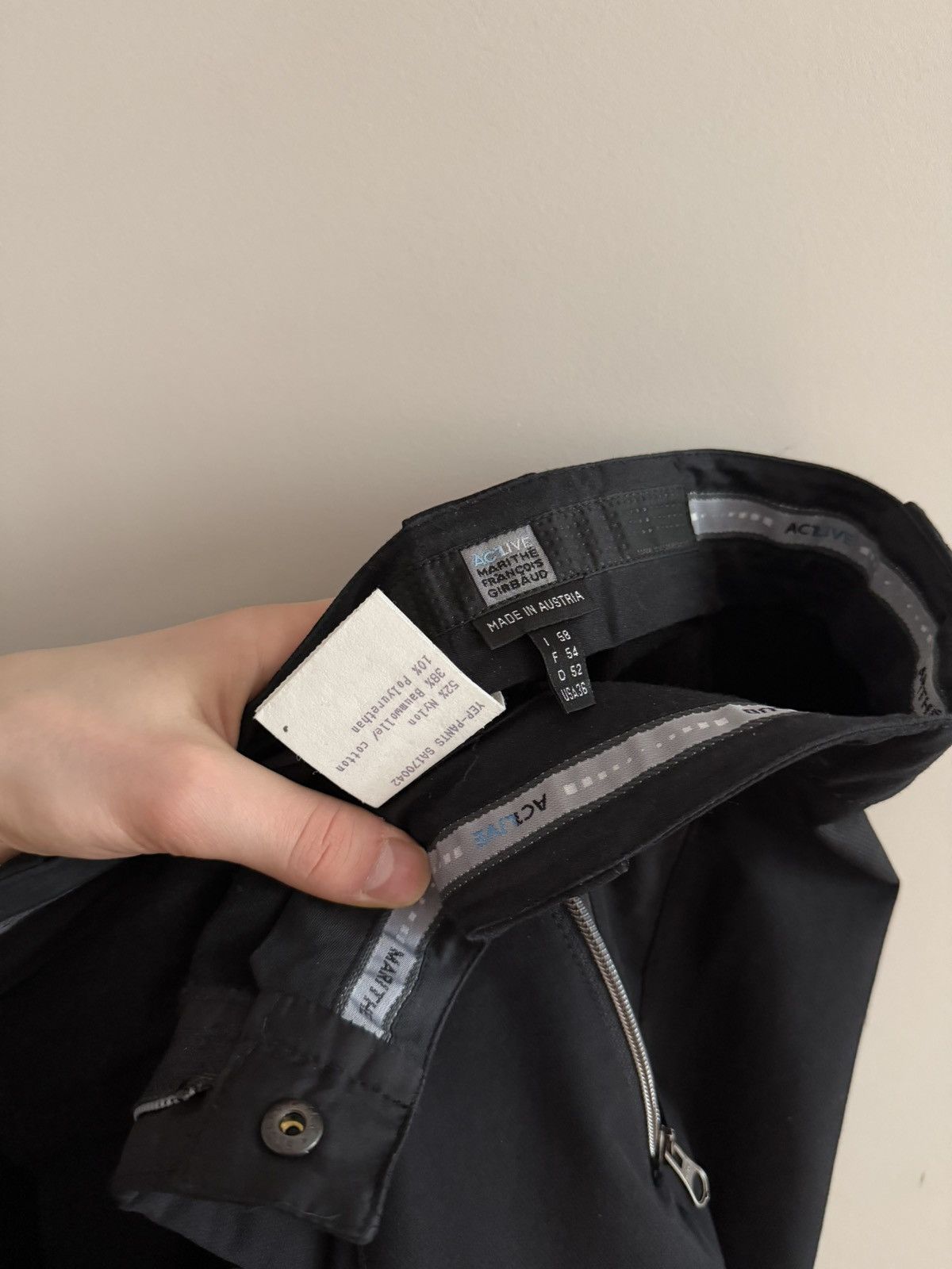 Marithe + Francois Girbaud Vintage Marithe Girbaud Active Zip Panel Pants Size US 34 / EU 50 - 8 Thumbnail