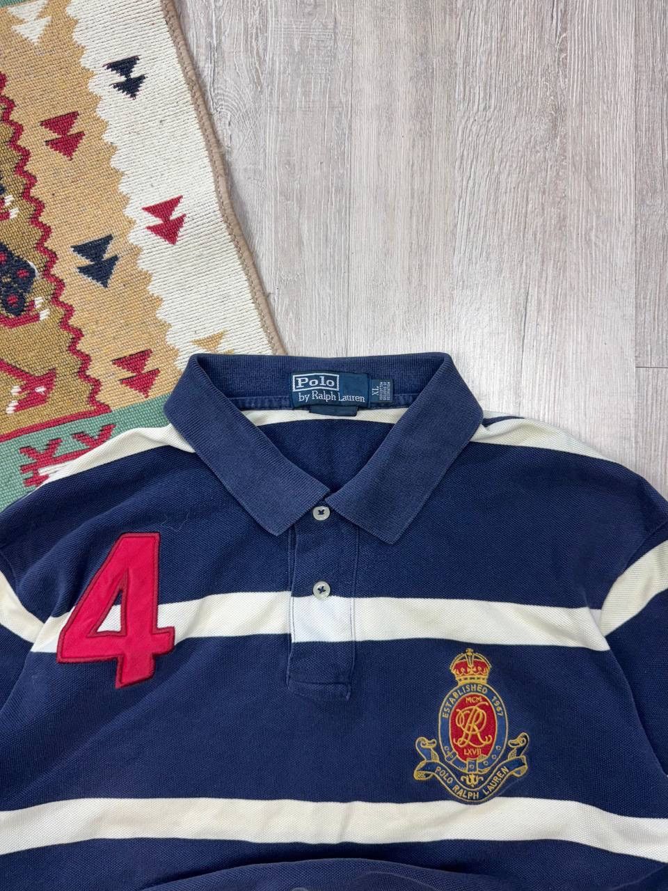 Japanese Brand × Polo Ralph Lauren Vintage Polo Ralph Lauren Y2K Polo Tee 4 Size US XL / EU 56 / 4 - 4 Thumbnail