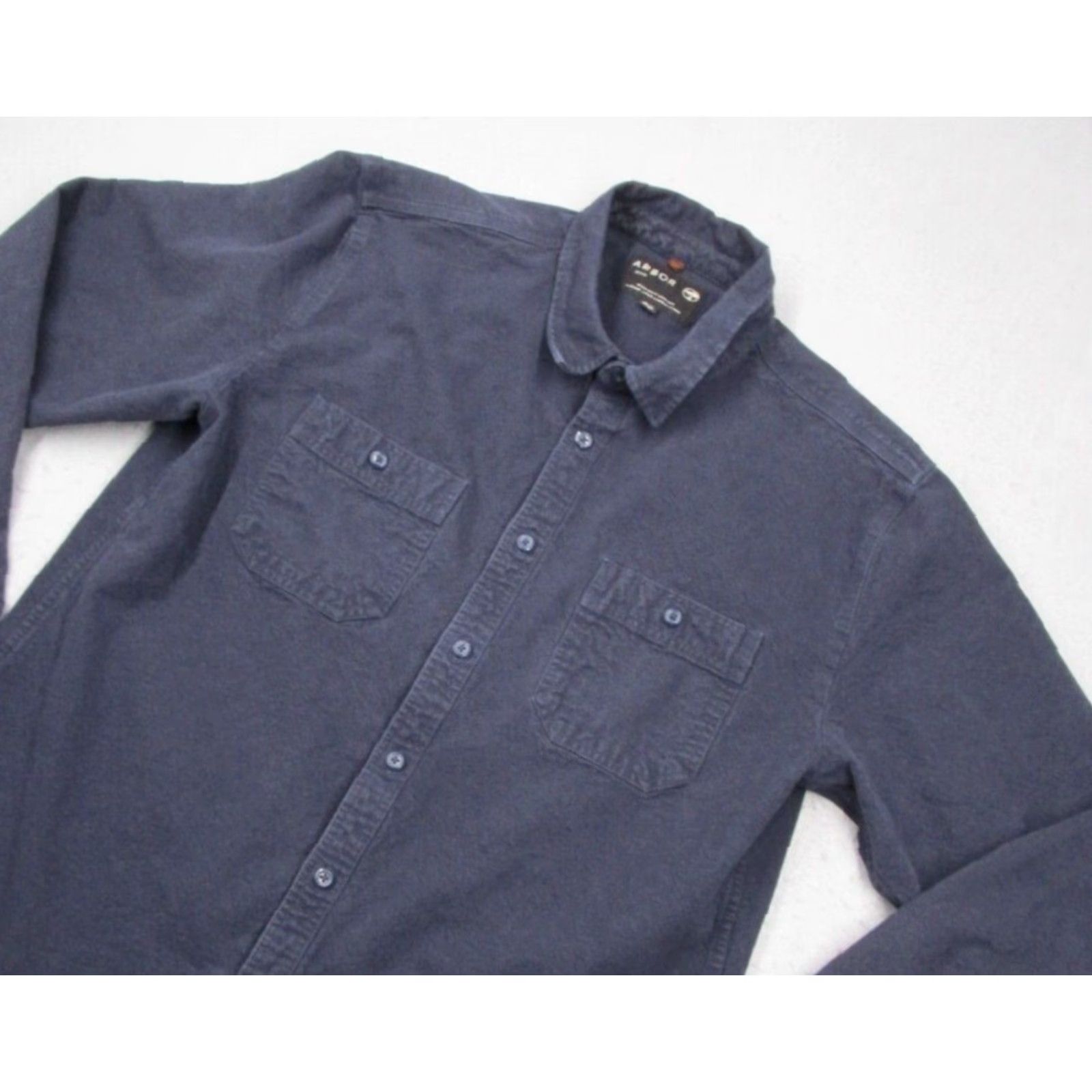 Vintage VINTAGE Arbor Shirt Men 2XL Blue Button-Up Twill Work Shacket Outdoor Activewear Size US XXL / EU 58 / 5 - 2 Thumbnail