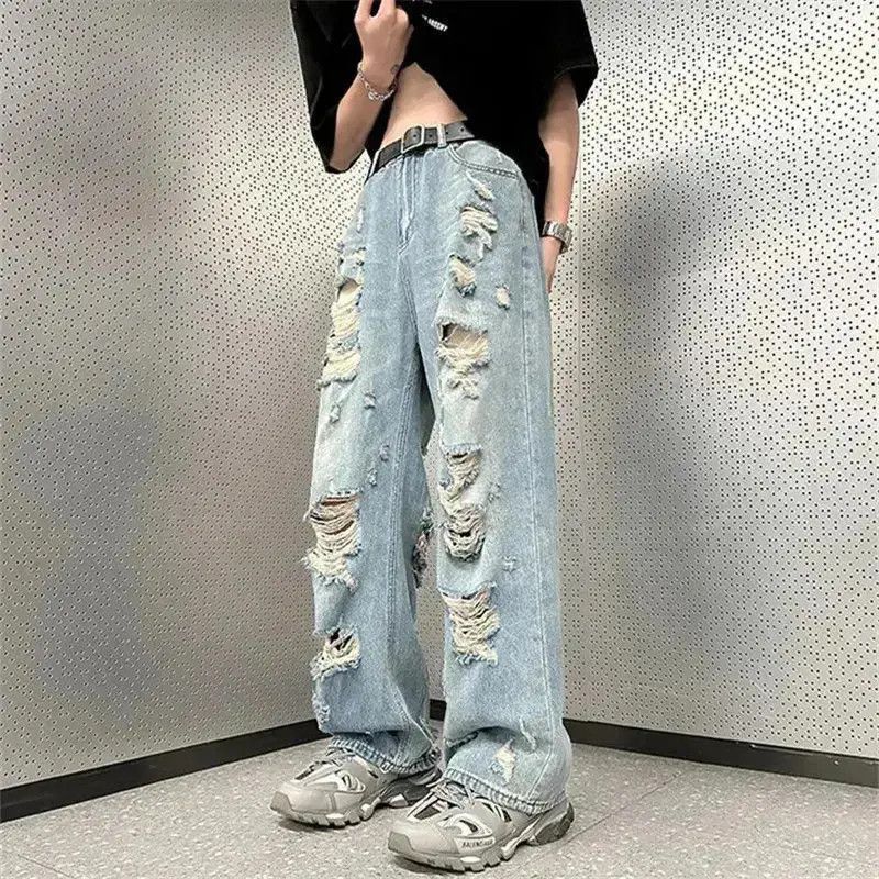 Japanese Brand High Street Ripped Jeans Size US 32 / EU 48 - 5 Thumbnail